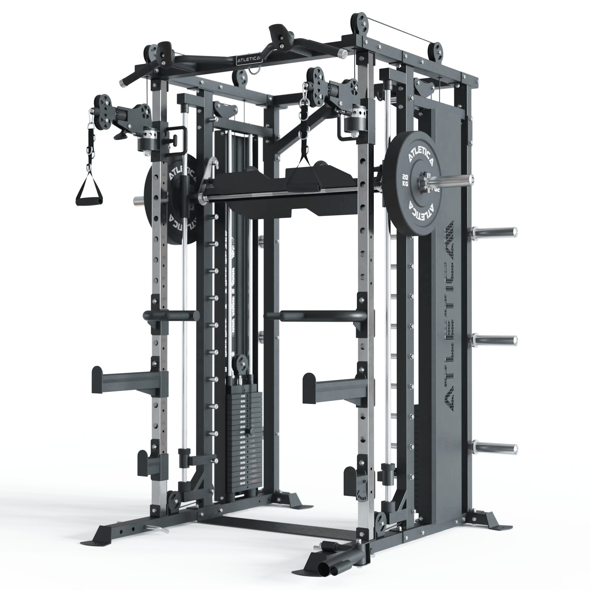 Kraftstation ATLETICA X-Fortress: mit 180kg Steckgewichten