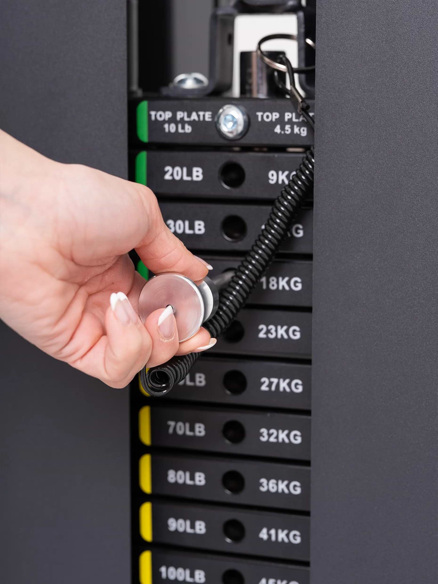 Kraftstation X-Five: Gewichtsblöcke, 