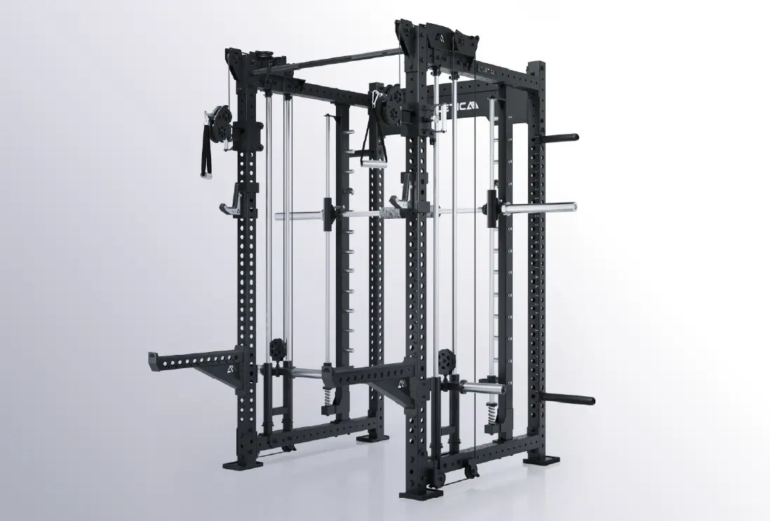 Power Rack R8 Bradley Plate Loaded:  erweiterbar auf sechs Pfosten für maximale Anpassungsfähigkeit