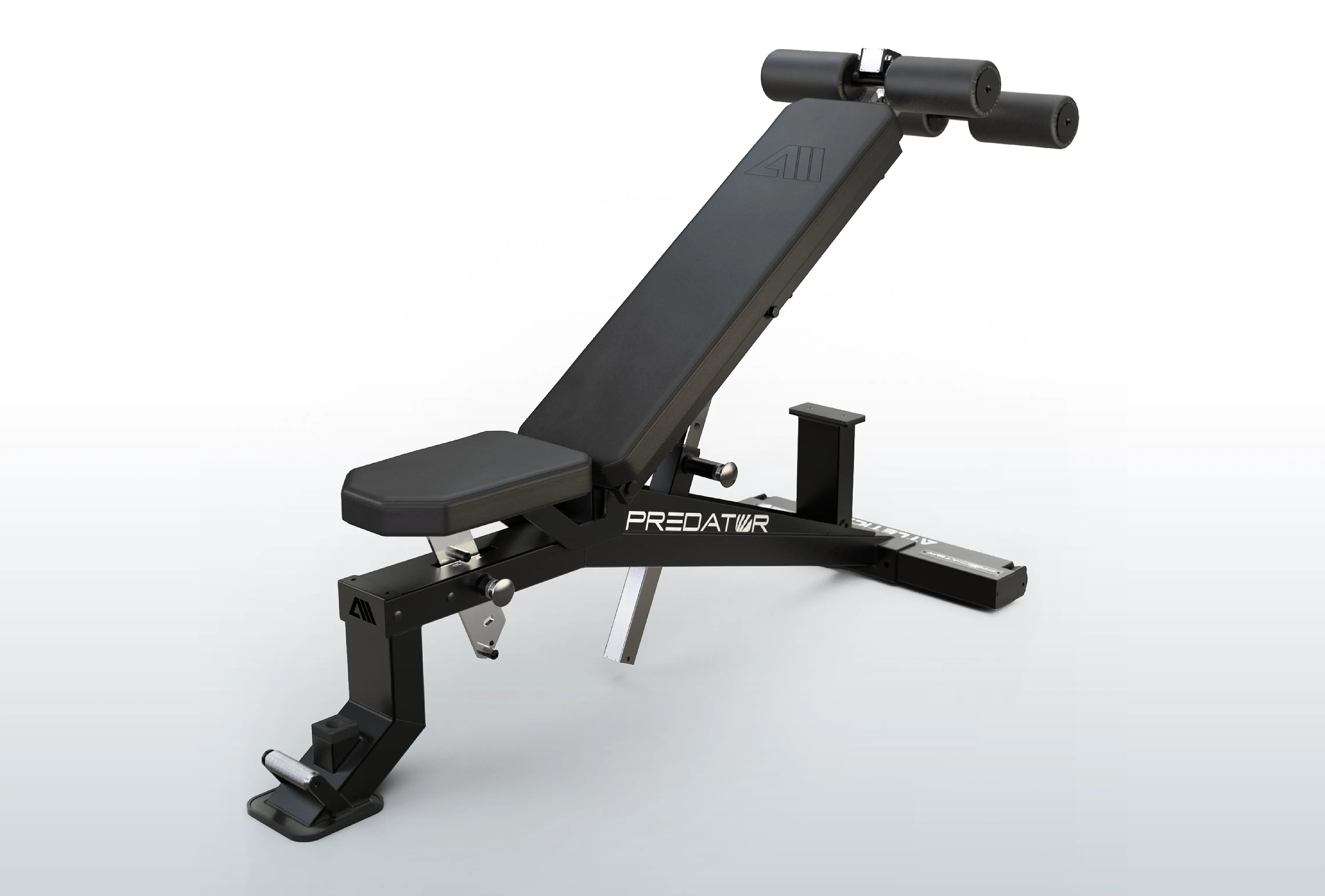 Predator Hantelbank mit verstellbarem Leg Blocker für Nordic Curls und mehr Widerstand bei Crunches & Sit-Ups
