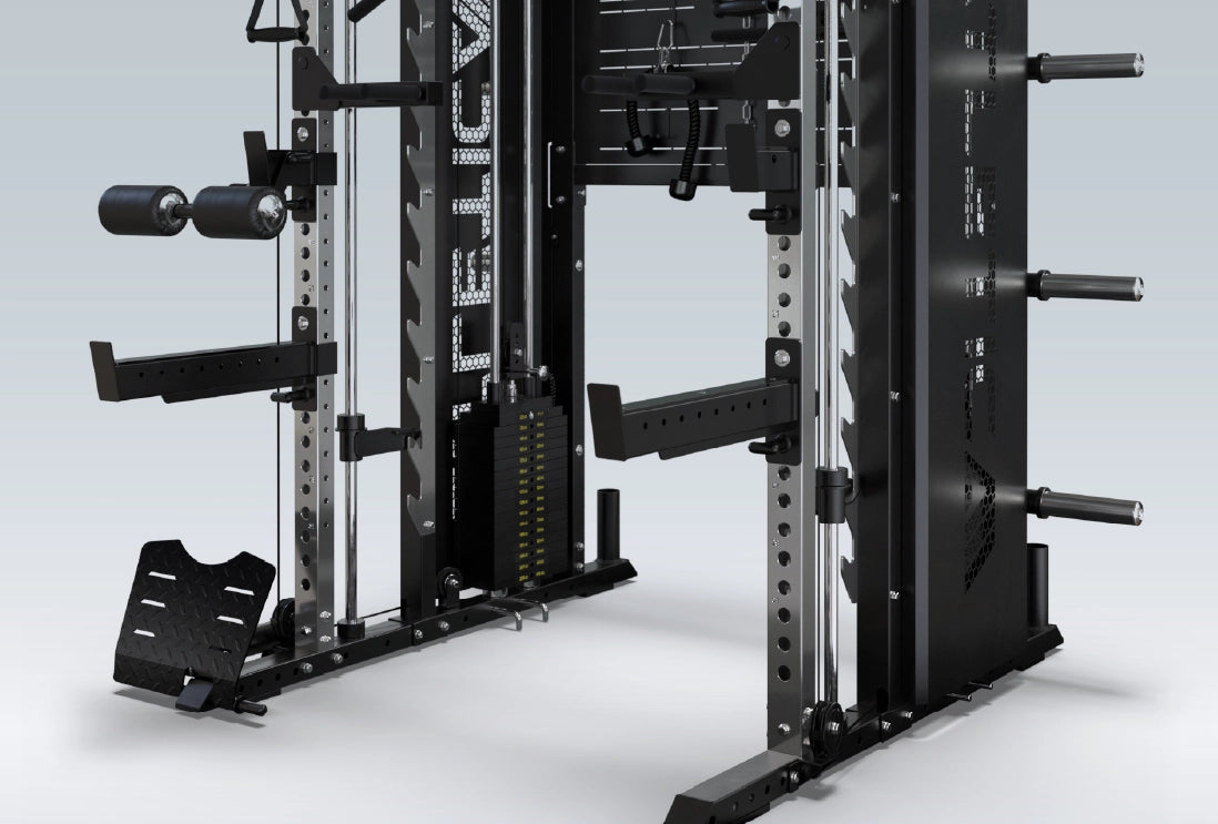 Kraftstation Tank mit dualem Kabelzug mit Steckgewichten