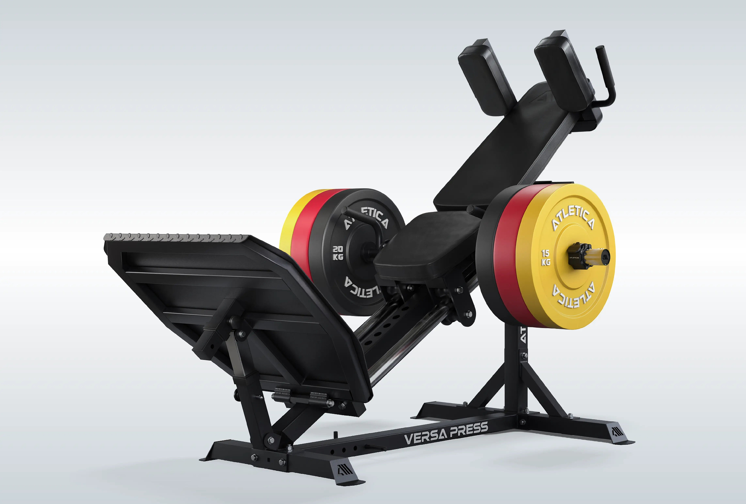 Versa Hack Squat Press mit integriertem Plate Storage