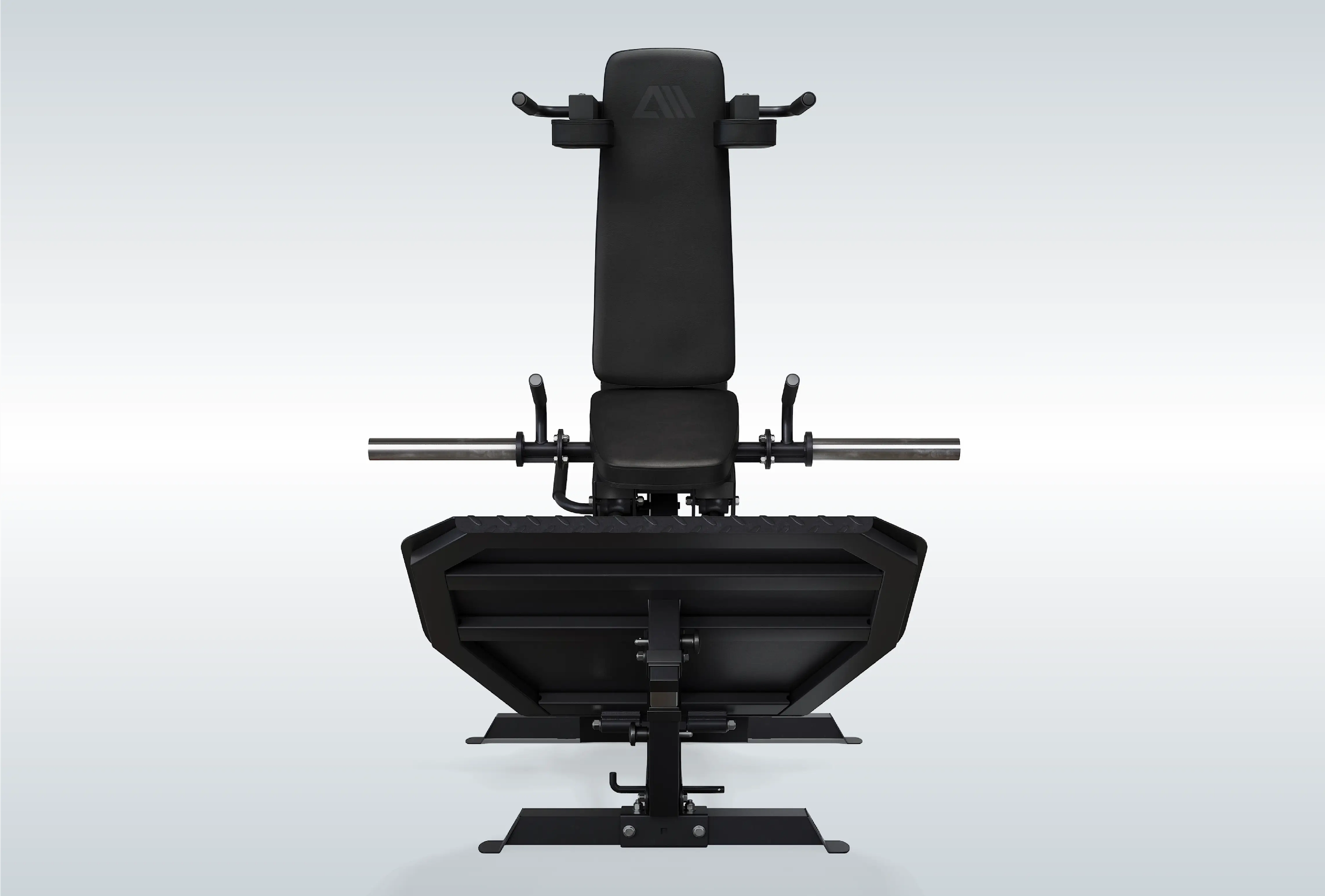 Versa Beinpresse und Hackenschmidt von Atletica: für kleine Räume geeignet