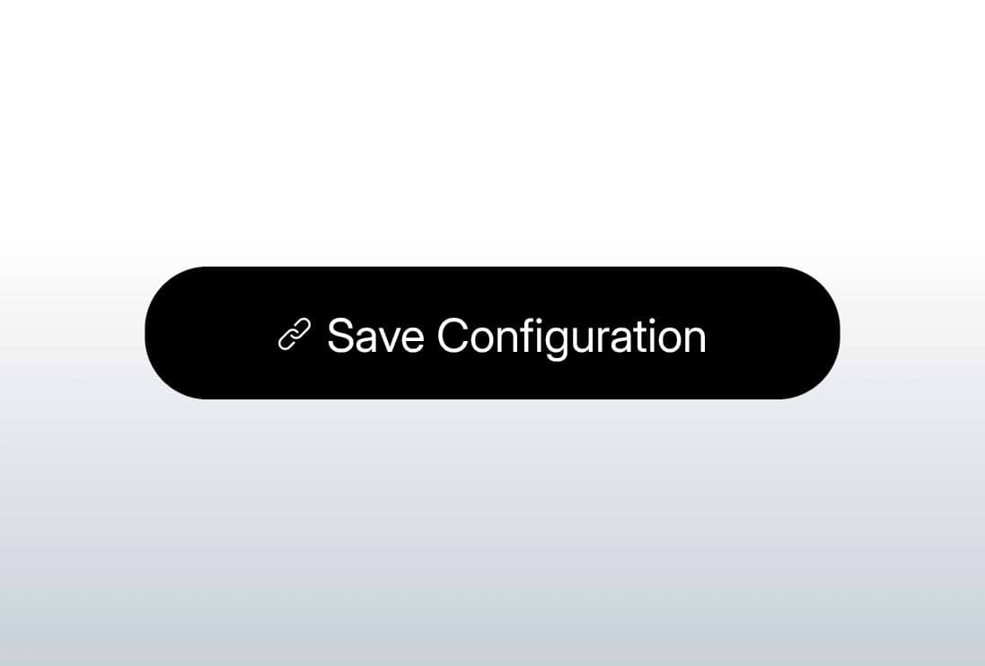 R8 Power Rack Konfigurator - Button zum Speichern der Rack-Konfiguration