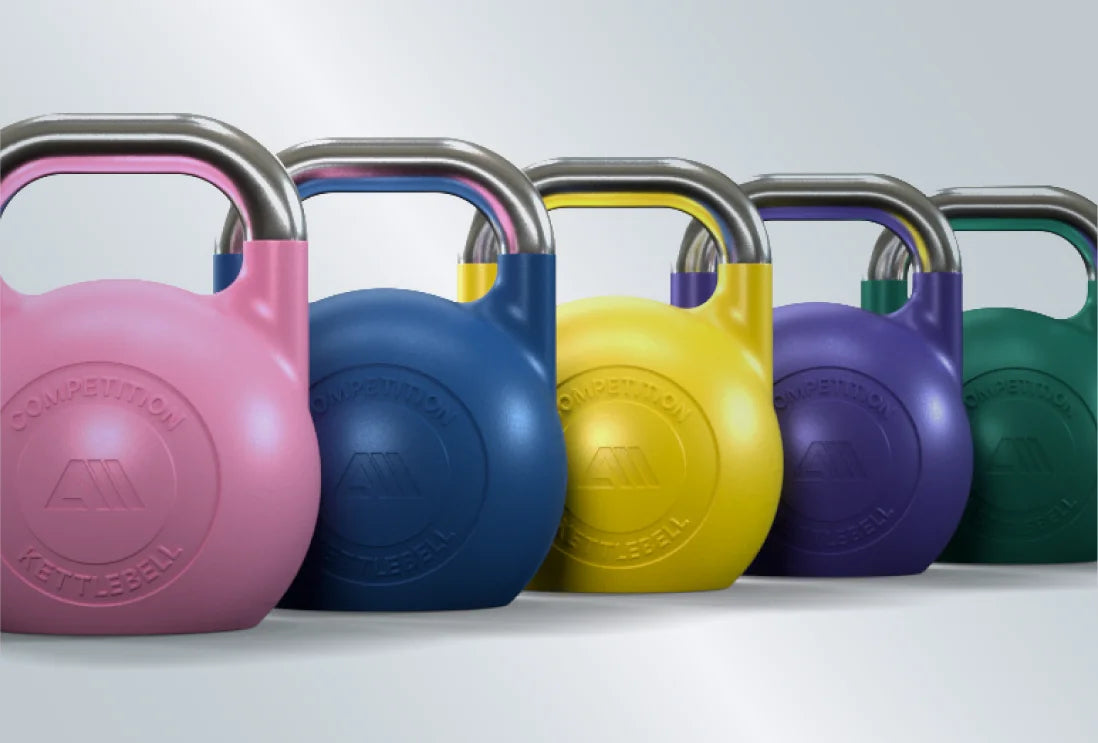 Competition Ketllebells mit Edelstahlgriff und mattem Finish