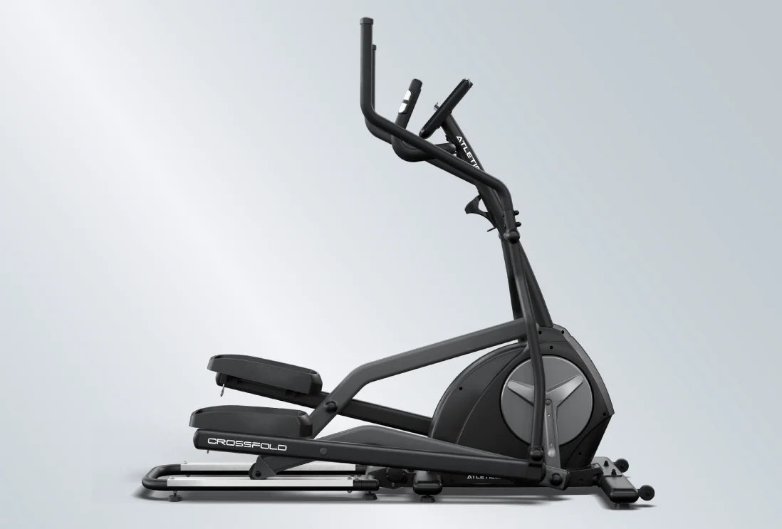 Crossfold Crosstrainer: Hochwertige Stahlrahmenkonstruktion (bis 135 kg belastbar) 