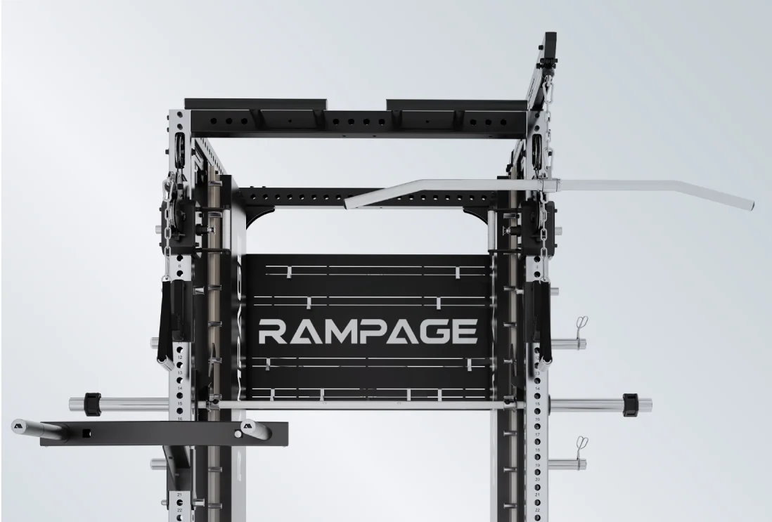 Rampage Kraftstation mit High-End Smith-Bar 