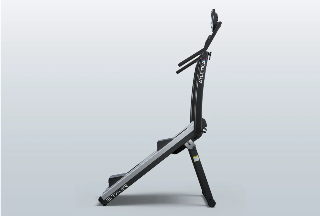 Atletica Stairclimber Treppensteiger: Rahmen mit gepolsterten Griffen und 38,2 kg Eigengewicht; geeignet für bis zu 125 kg Nutzergewicht