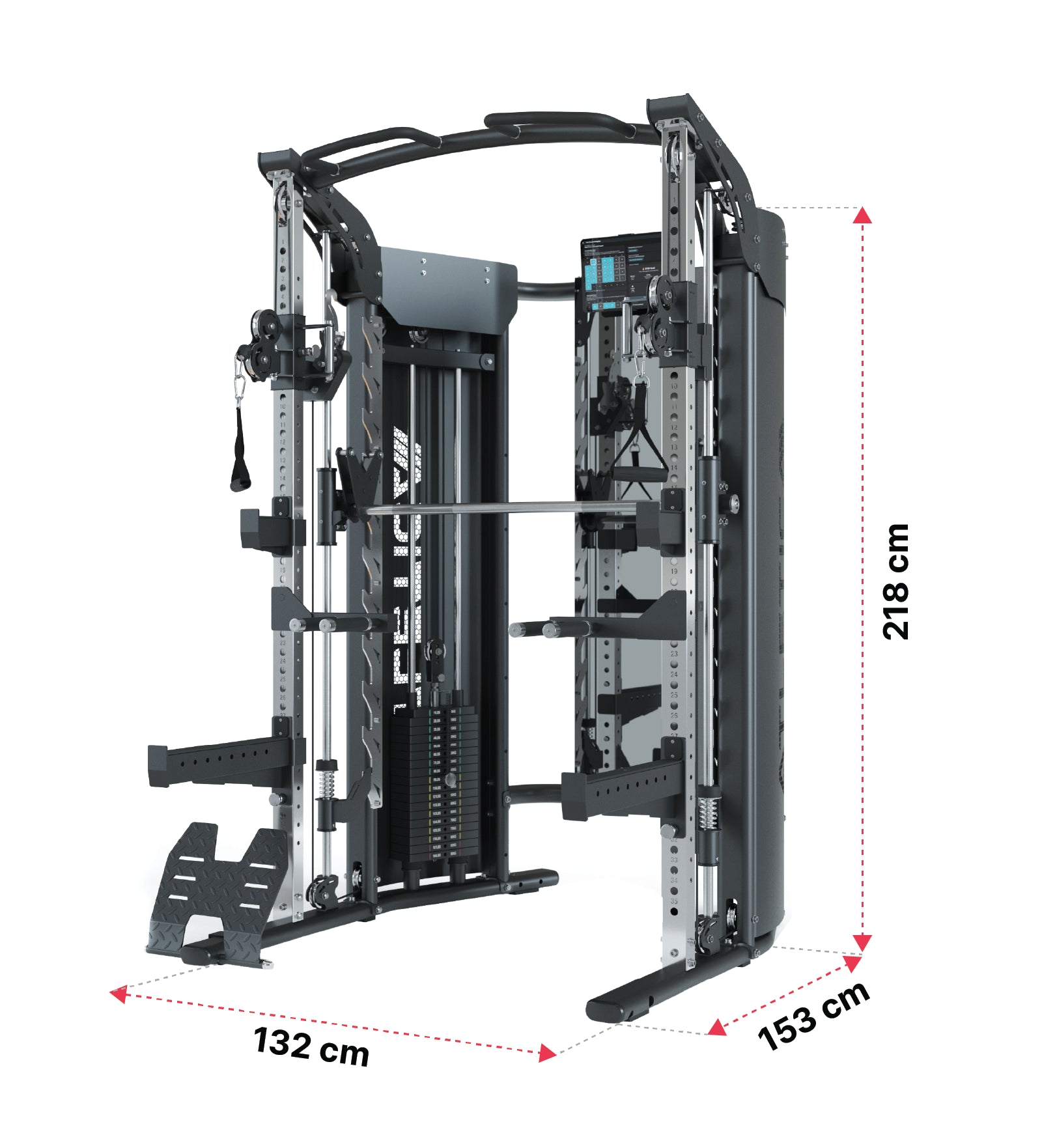 Kraftstation Quantum PRO: Dimensionen
