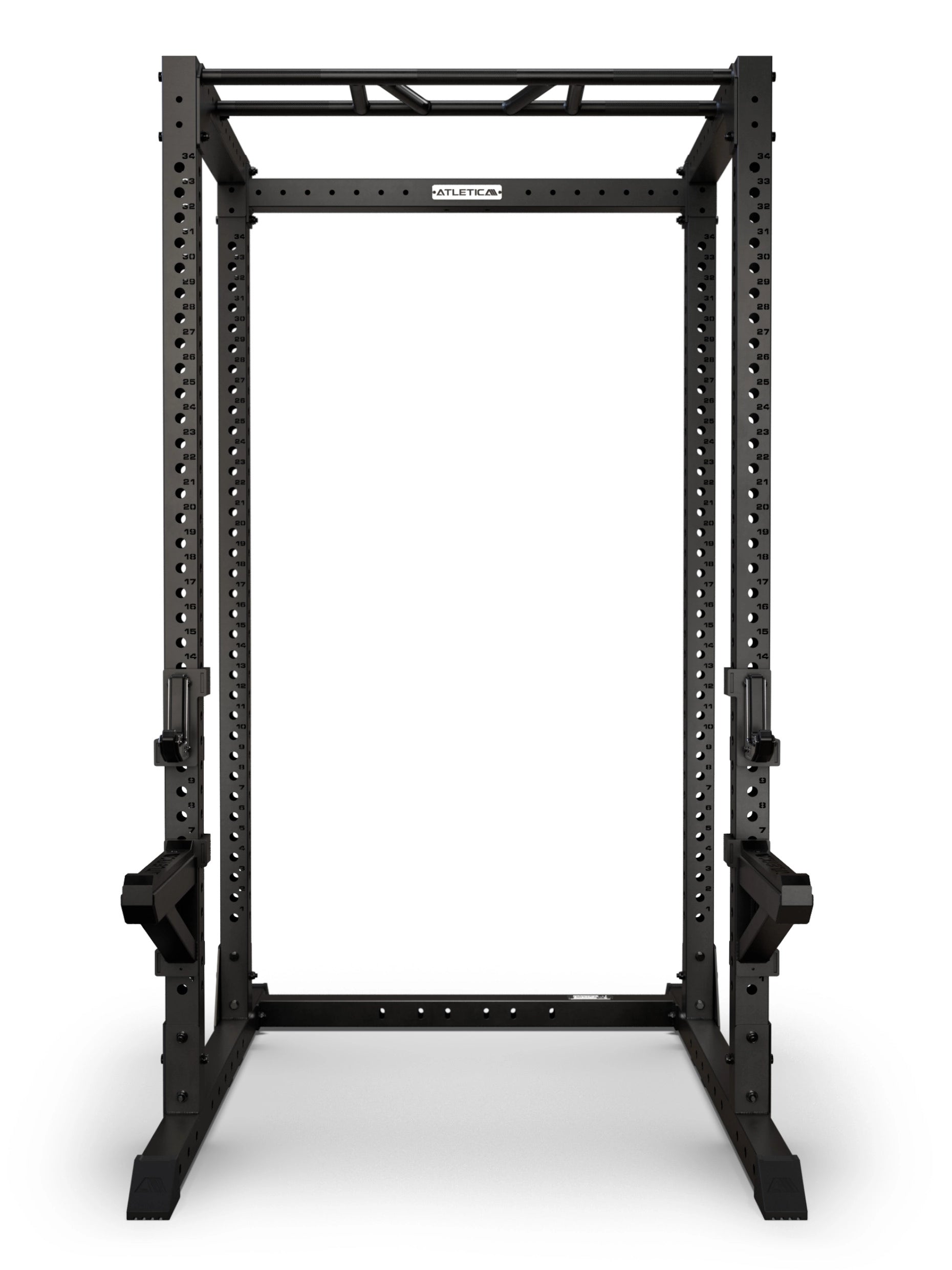 R7 Root Power Rack 224 cm mit 4-Pfosten, Performance J-Hooks, Spotter Arms und Multi-Grip Pull Up Bar