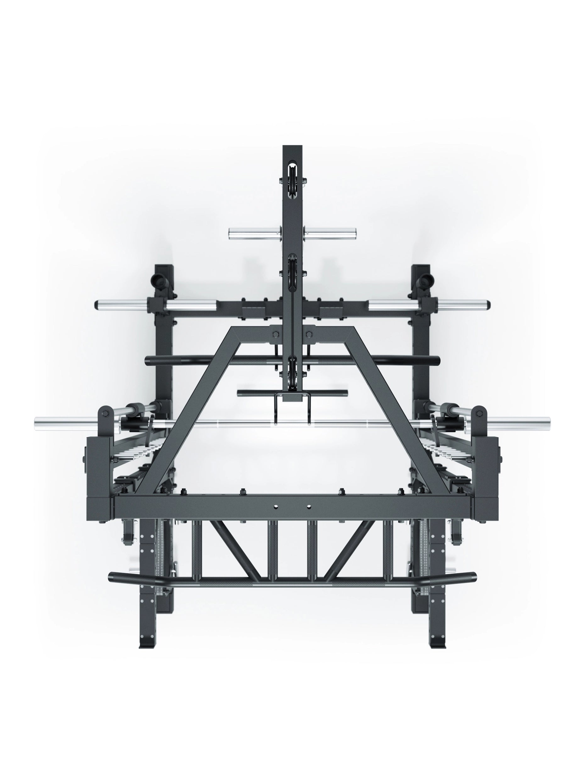 ATLETICA R7 Squat Rack mit Latzug und Multipresse Nemesis 70x70 Uprights R7 Serie 