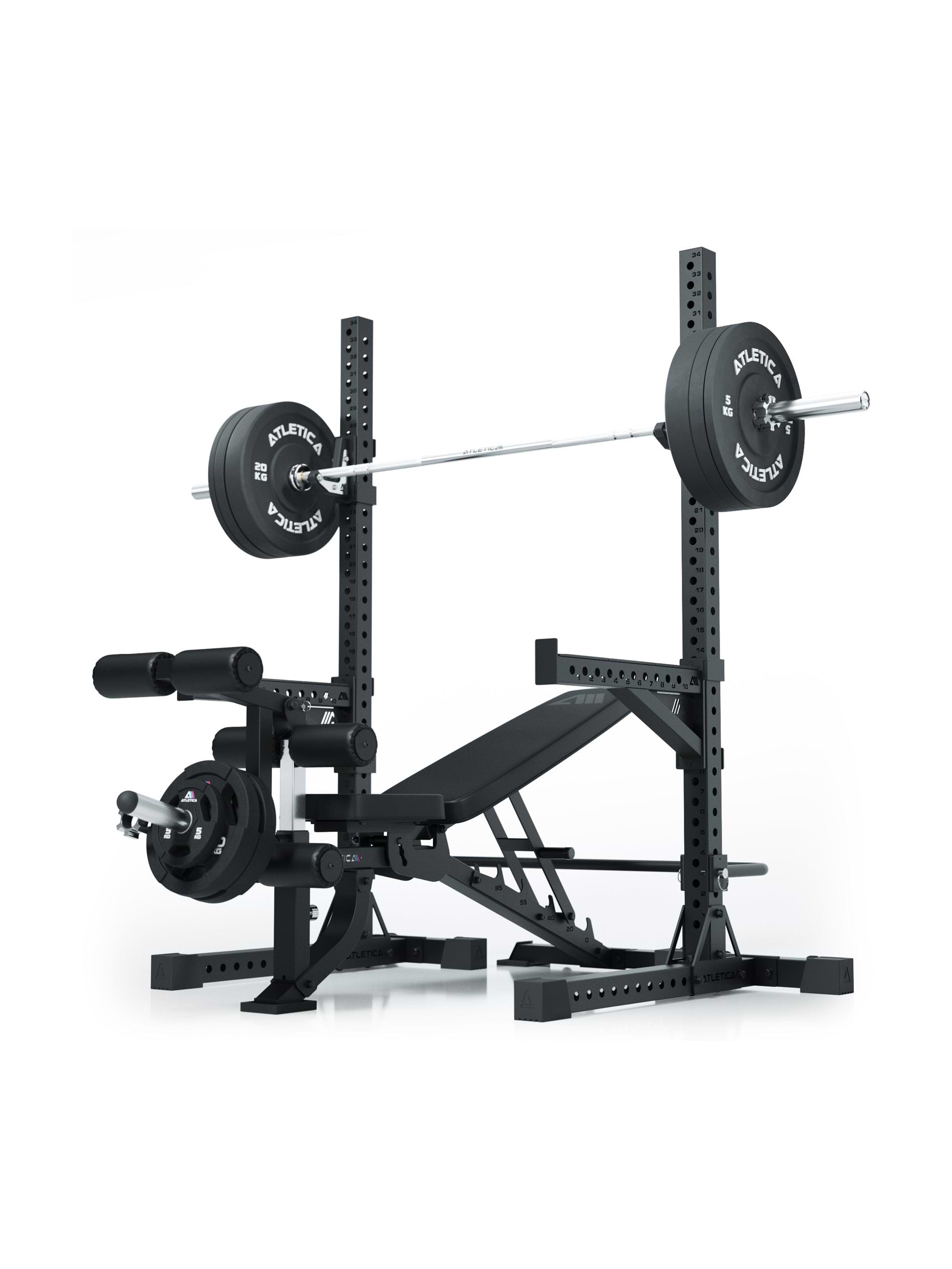 Squat Rack R7 Freistehend: inklusive Verbindungsstrebe hinten