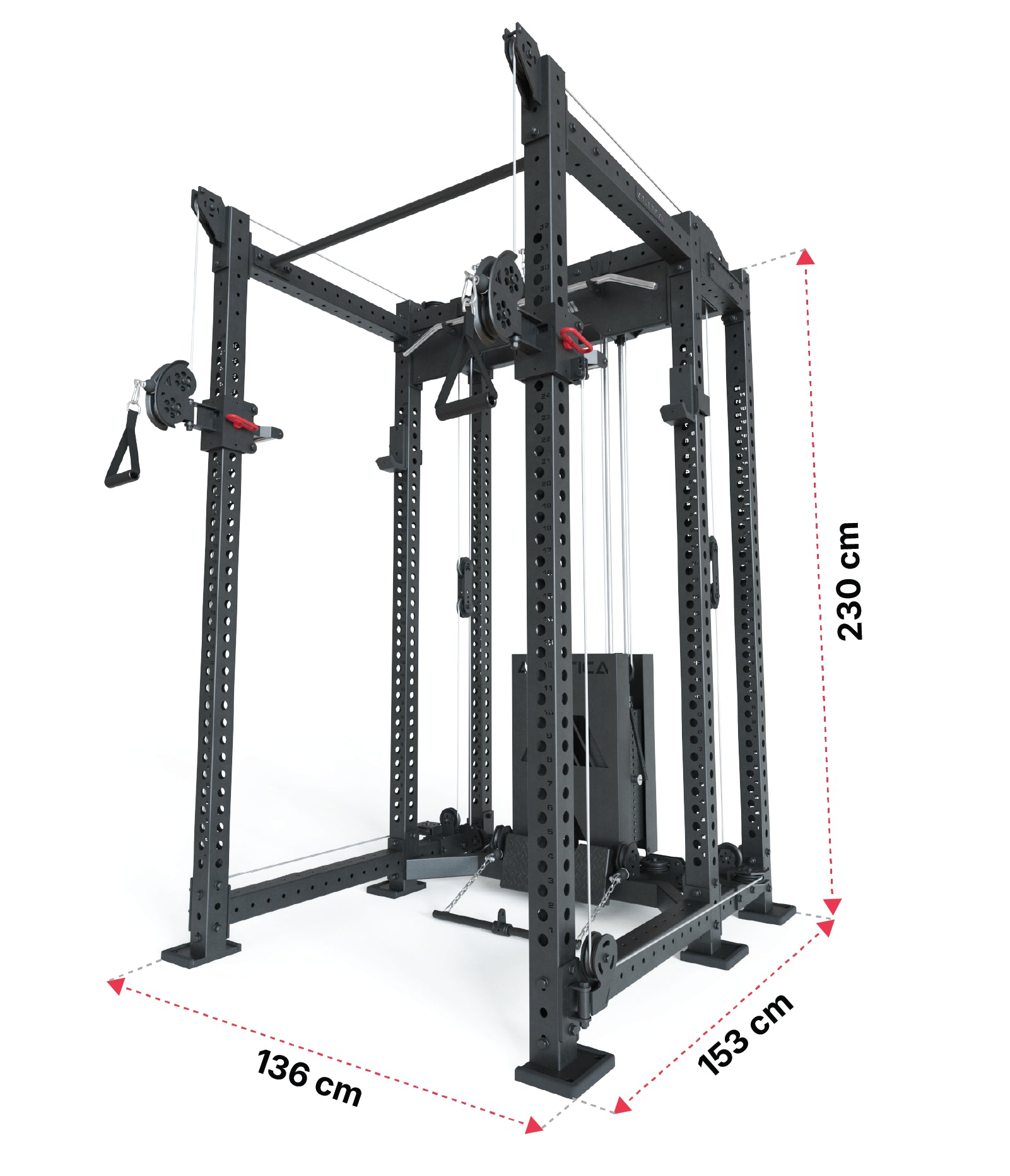R8 Alpha | Power Rack | Colored