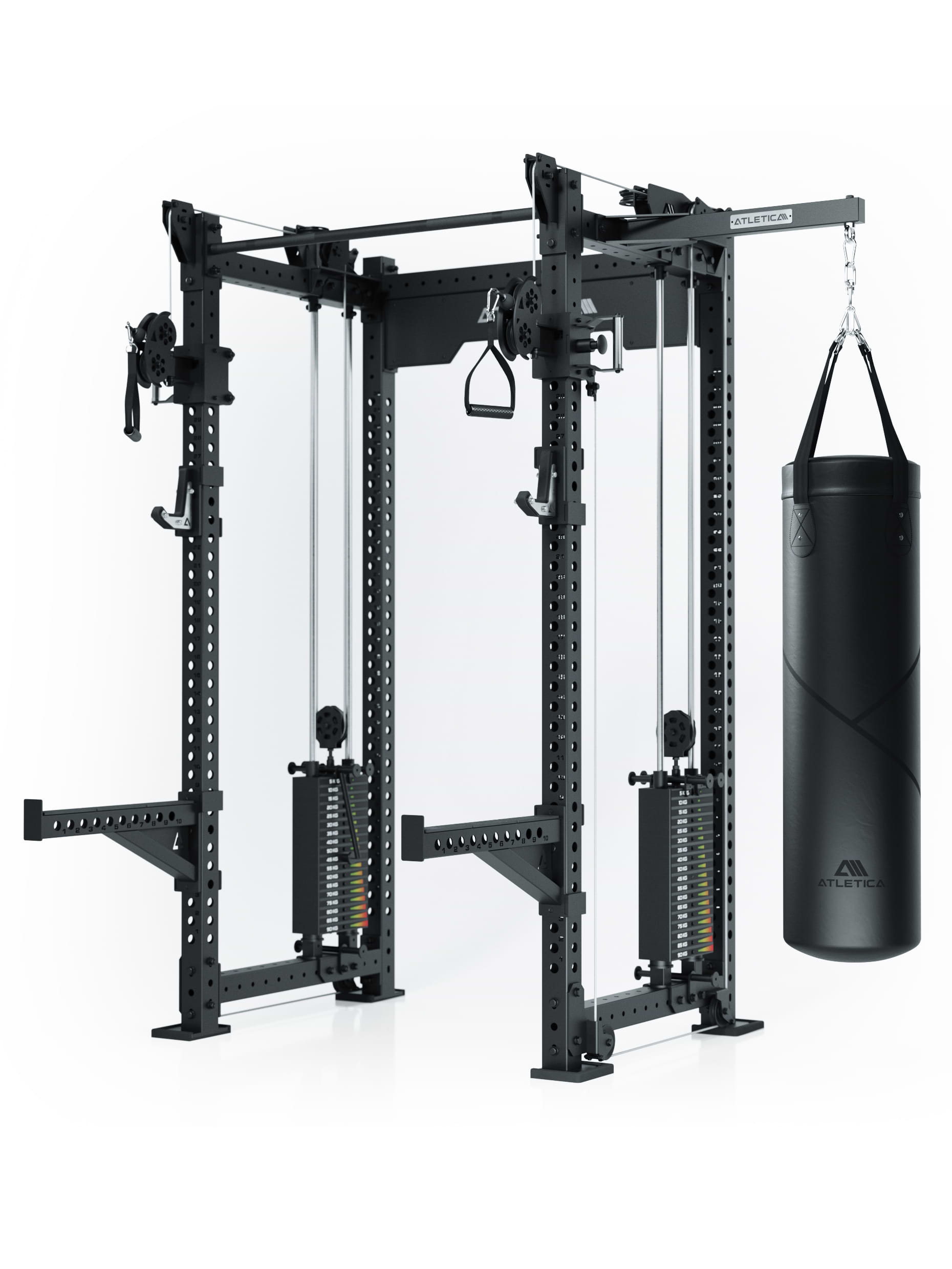 R8 Power Rack mit Box Bag Hänger