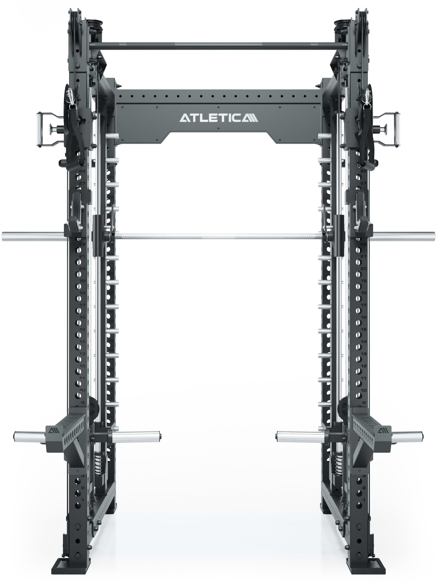Power Rack R8 Bradley | Plate Loaded mit Gewichten