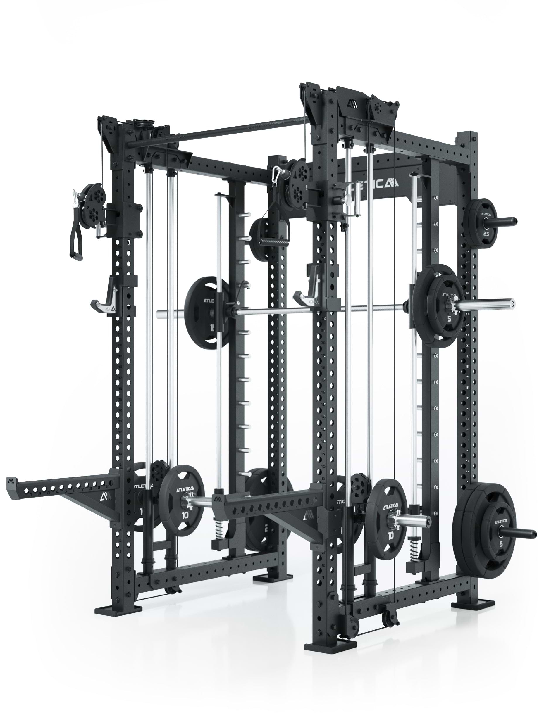 Power Rack R8 Bradley | Plate Loaded mit Gewichten