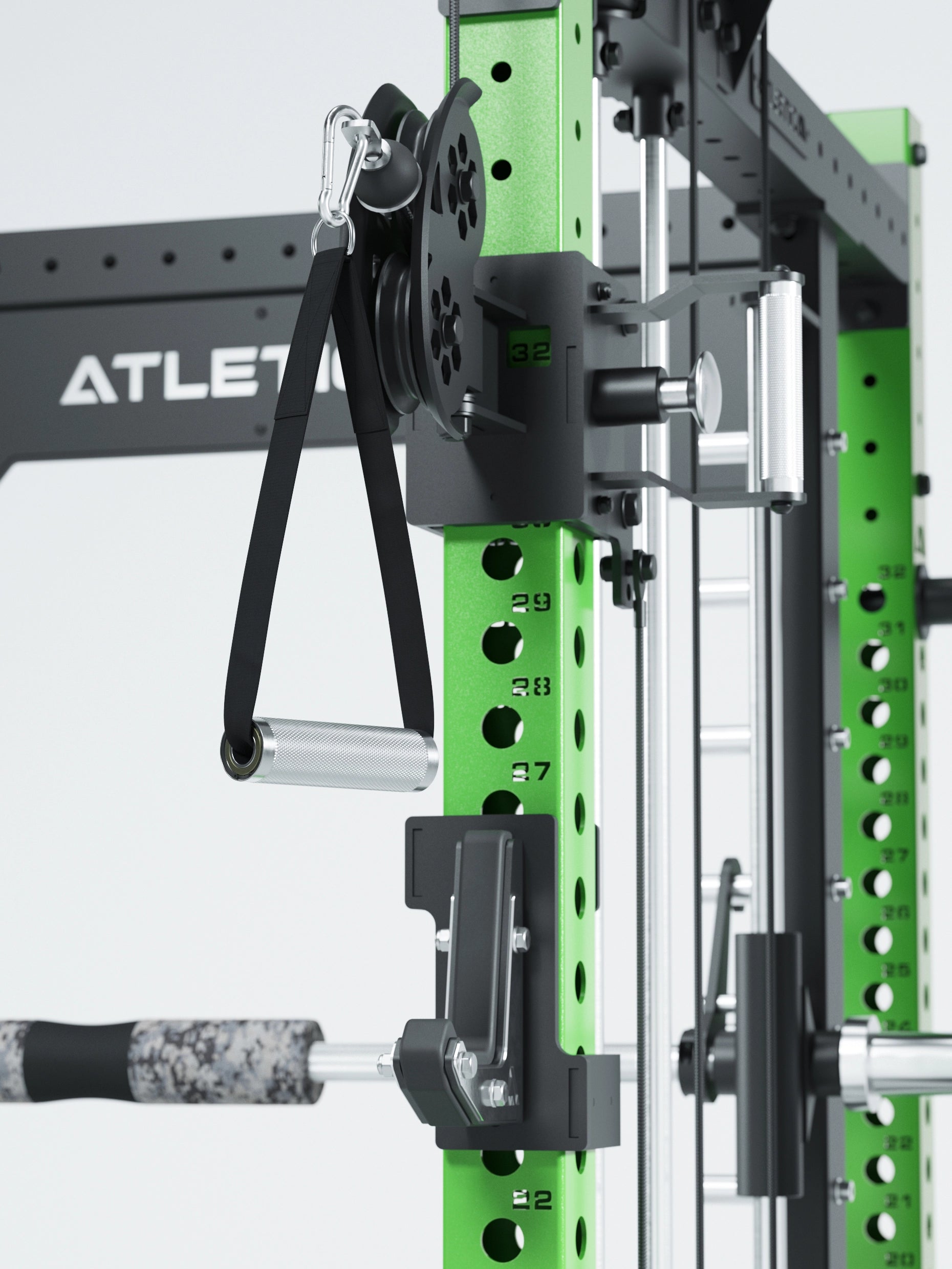Dualer Kabelzug mit 2x95kg seitlichen Gewichtsblöcken | Sehr stabil | Modular ausbaubar mit Anbauteilen wie Smith Machine und Jammer Arms
