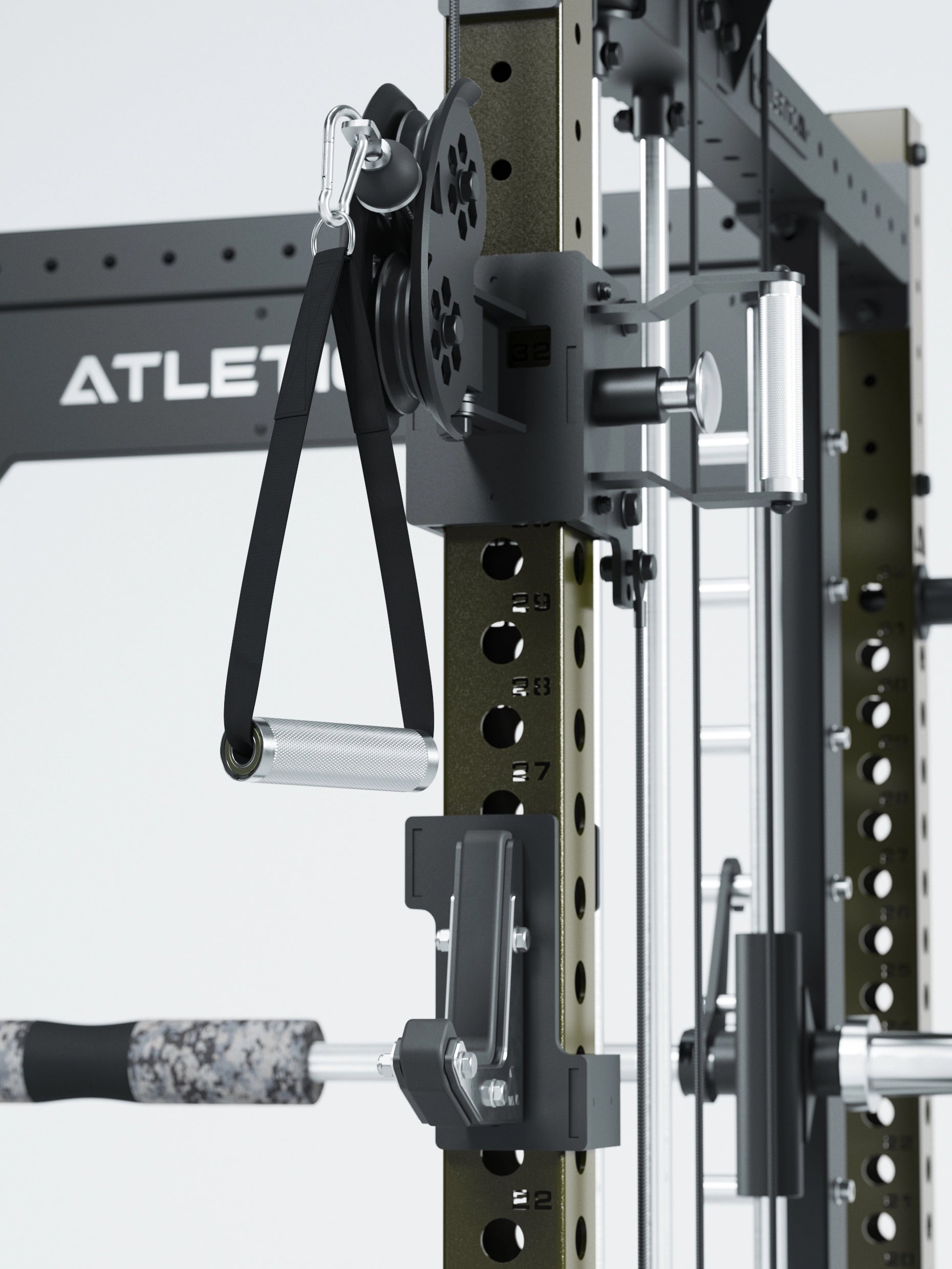 Dualer Kabelzug mit 2x95kg seitlichen Gewichtsblöcken | Sehr stabil | Modular ausbaubar mit Anbauteilen wie Smith Machine und Jammer Arms