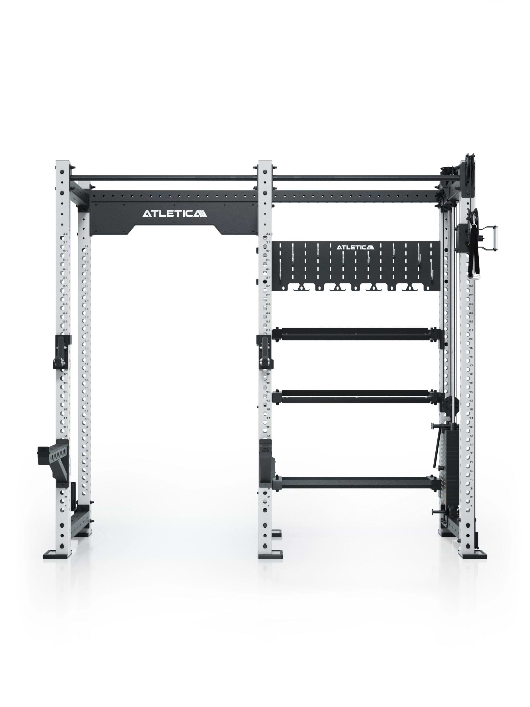 R8 Falcon R – kompaktes Power Rack mit Kabelzug, 90-kg-Gewichtsblock (2,5-kg-Sprünge) & komplettem Storage-System – ideal für Studios & PT.R8 Falcon R – kompaktes Power Rack mit Kabelzug, 90-kg-Gewichtsblock (2,5-kg-Sprünge) & komplettem Storage-System – ideal für Studios & PT.