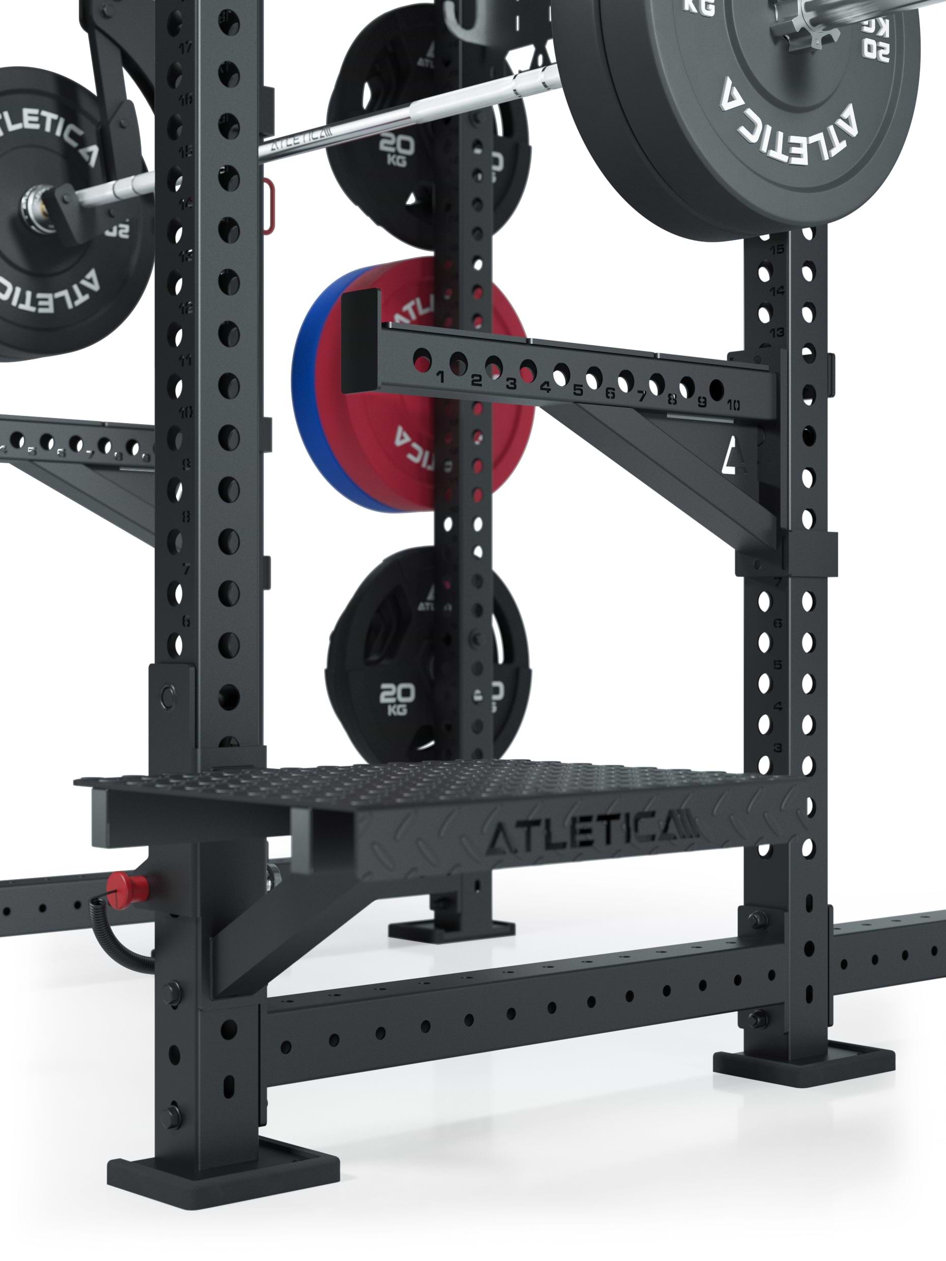 R8 Legend Power Rack mit Step-Up Plattform