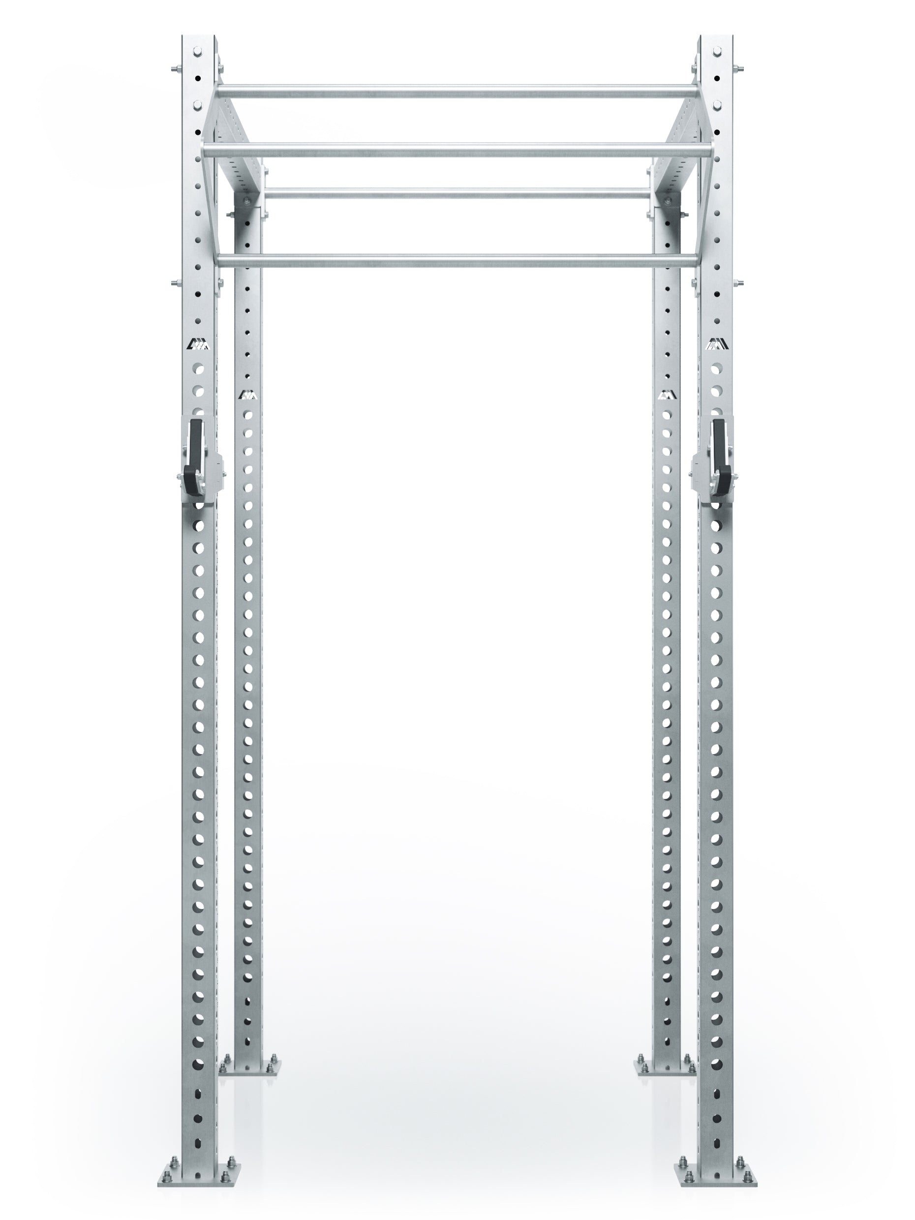 R8 Magma Outdoor Power Rack aus Edelstahl: mit 4 Pfosten, J-Hooks und Triangle Klimmzugstange