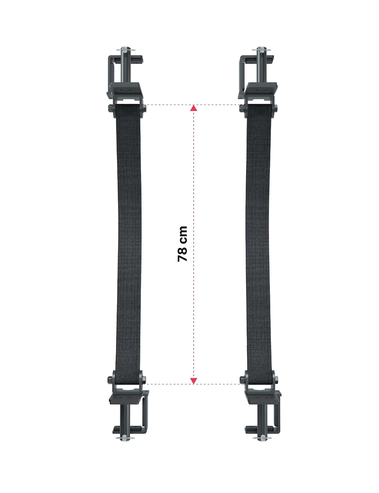 R8 Safety Straps | 78 cm: Dimensionen