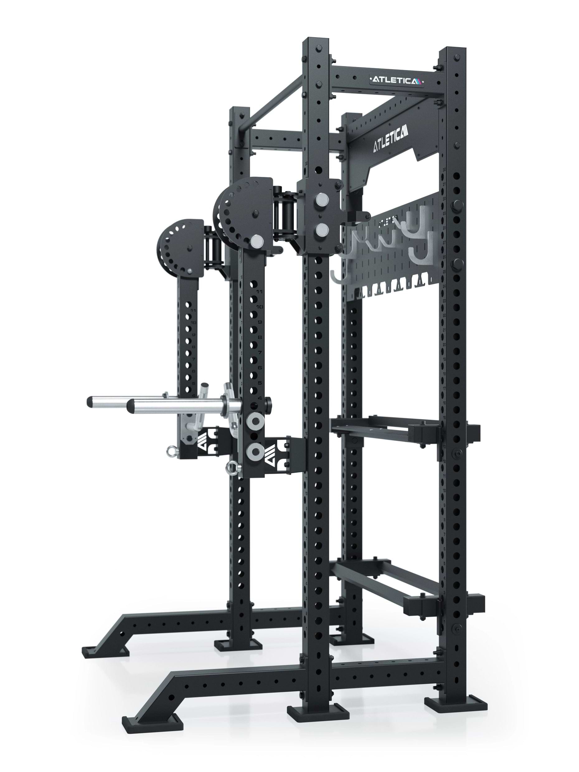 ATLETICA_R8_Stereo_Power_Rack_kompakt_mit_Jammer_Arms_und_Storage_System,