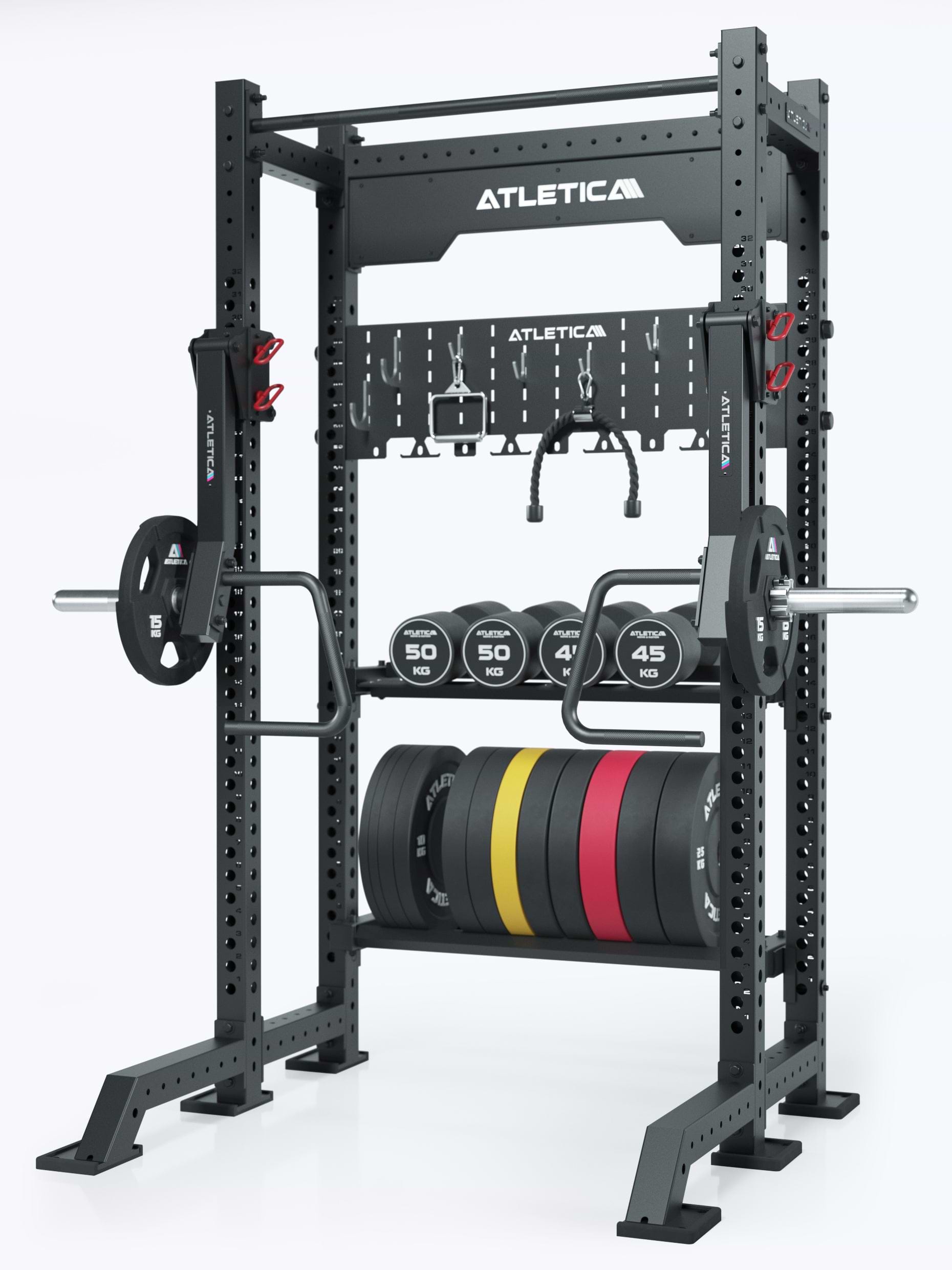 ATLETICA_R8_Stereo_Power_Rack_kompakt_mit_Jammer_Arms_und_Storage_System,