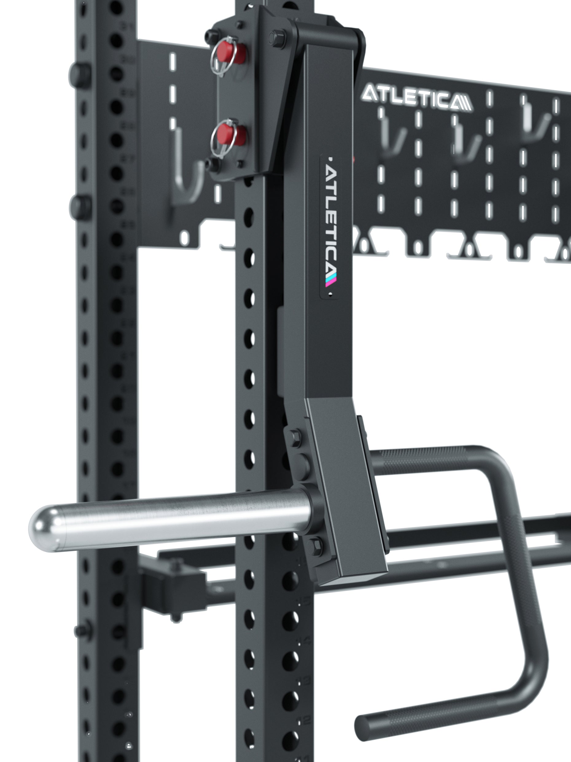 ATLETICA_R8_Stereo_Power_Rack_kompakt_mit_Jammer_Arms_und_Storage_System, 