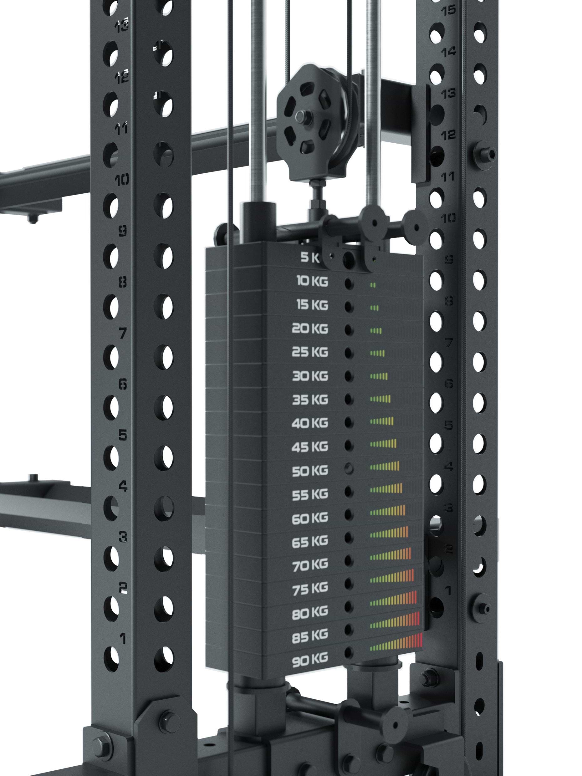 R8 Power Rack Vulture mit Steckgewichten