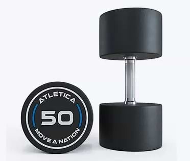 Rundhanteln Pro von Atletica, 50kg