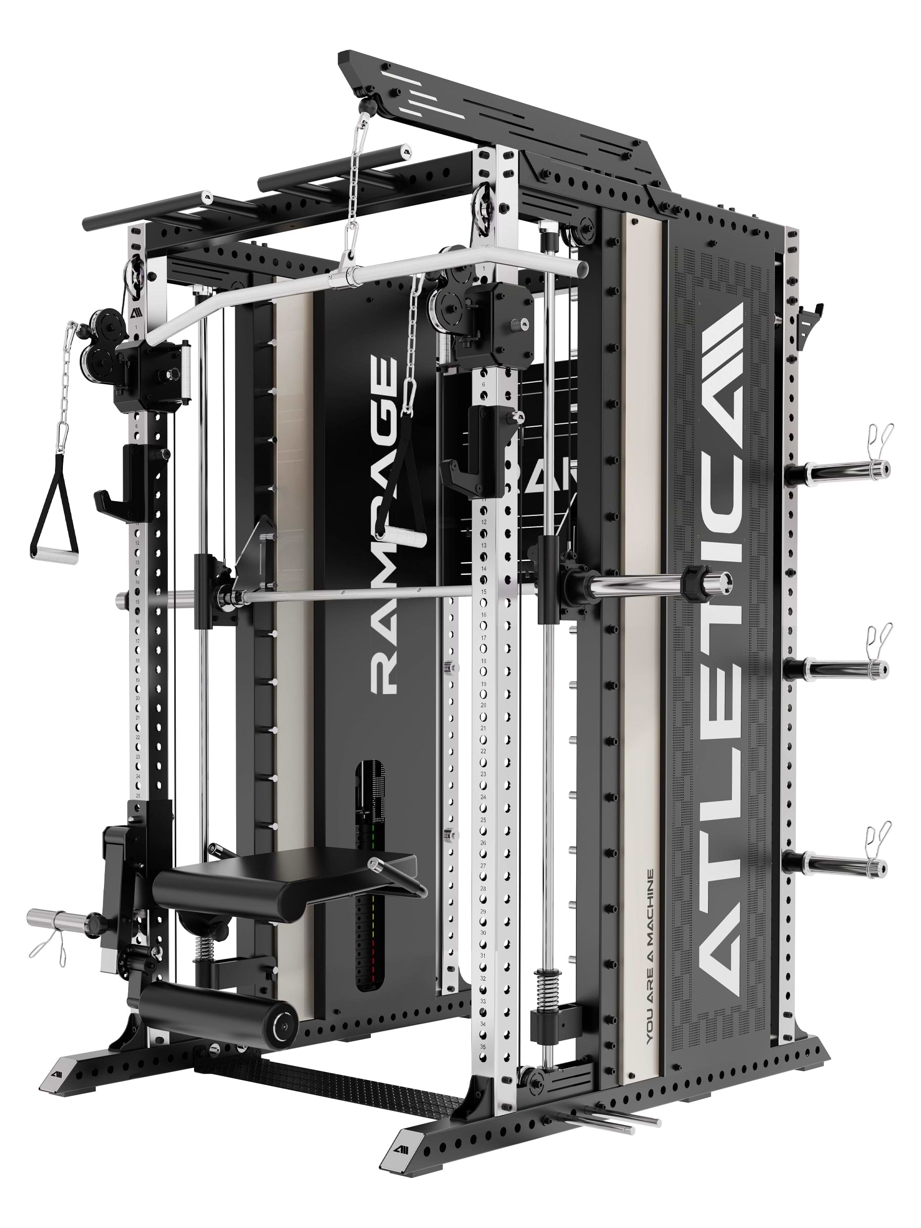 Rampage Kraftstation mit integrierten 90 kg Weight Stacks