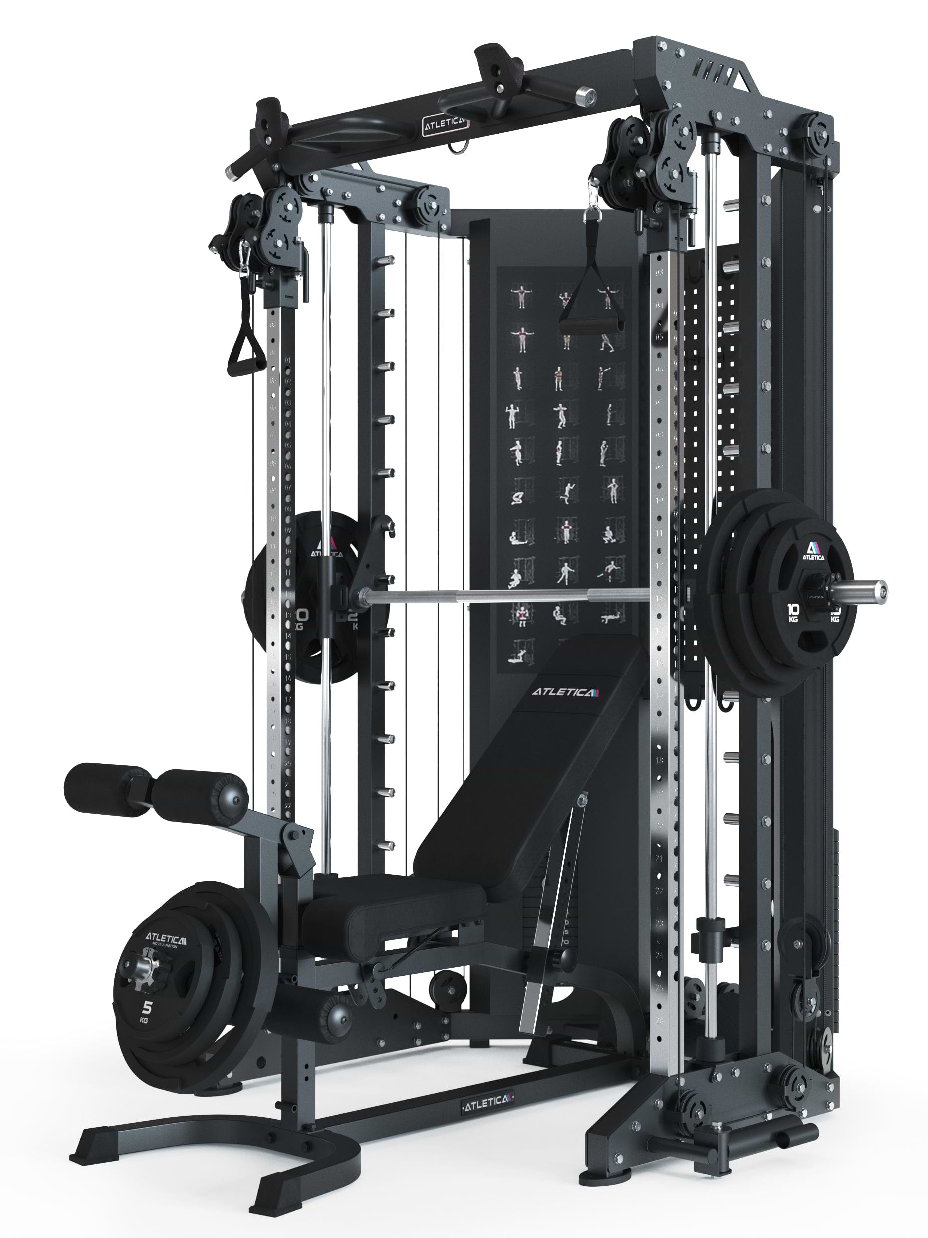 Raven Kraftstation mit X-Bench Hantelbank