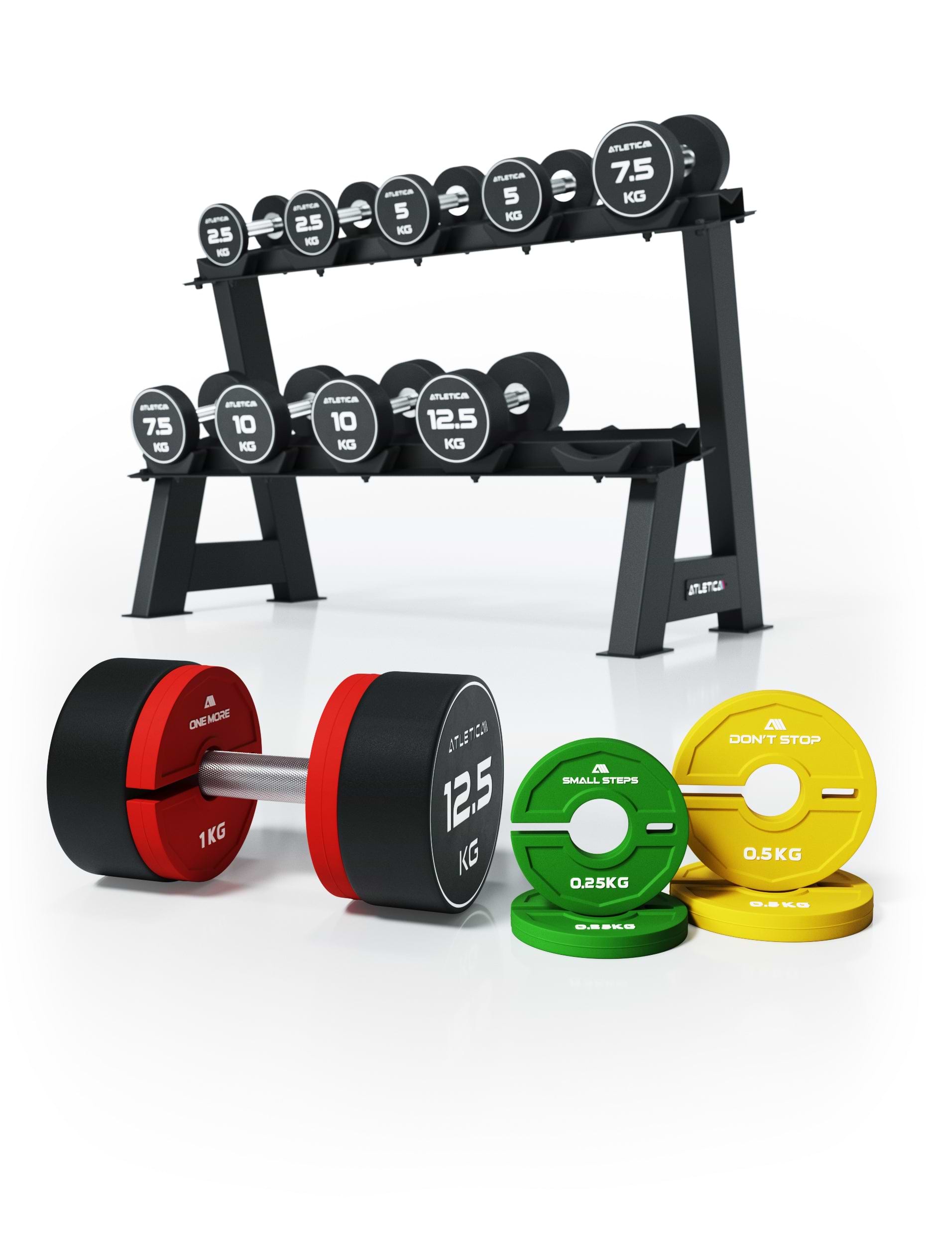 Runda hantlar i polyuretan | SET