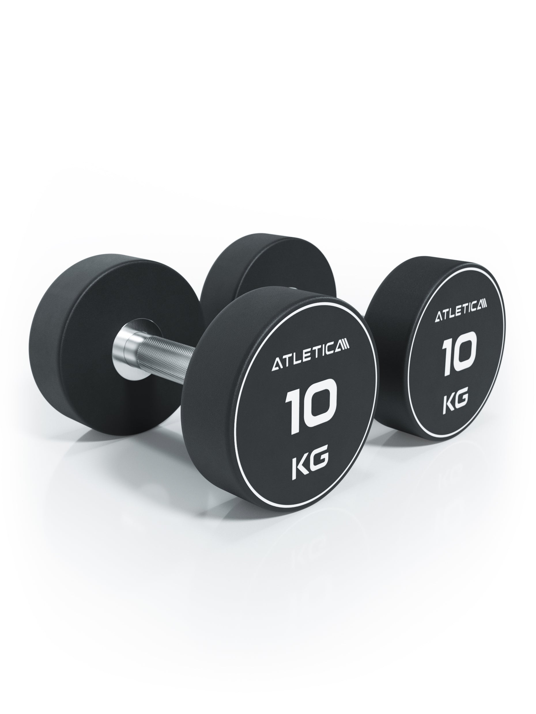 Gewichte: Rundhanteln, Polyurethan Rundhanteln (Paar)- Premium Design und Qualität, 