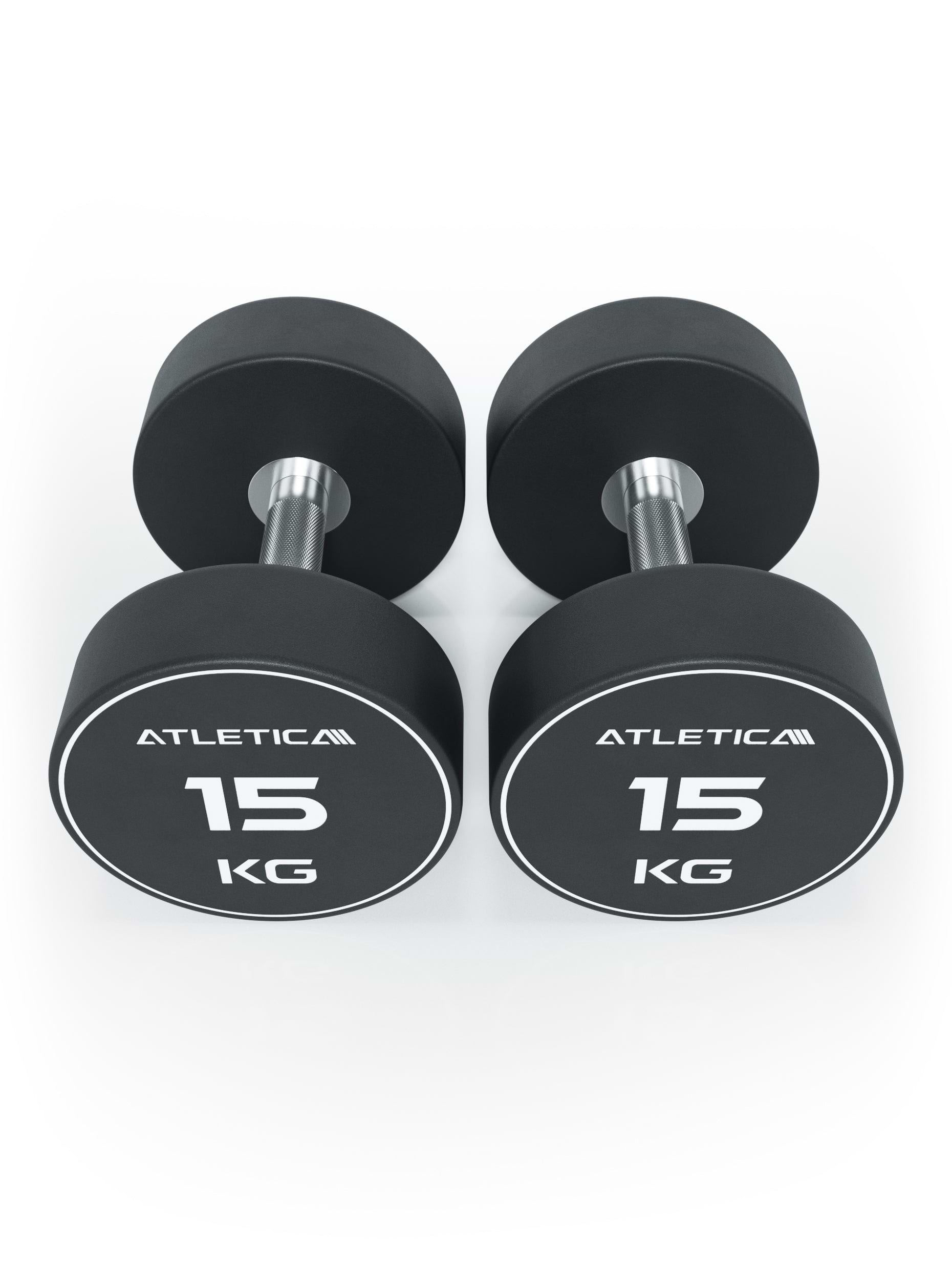 Gewichte: Rundhanteln, Polyurethan Rundhanteln (Paar)- Premium Design und Qualität,