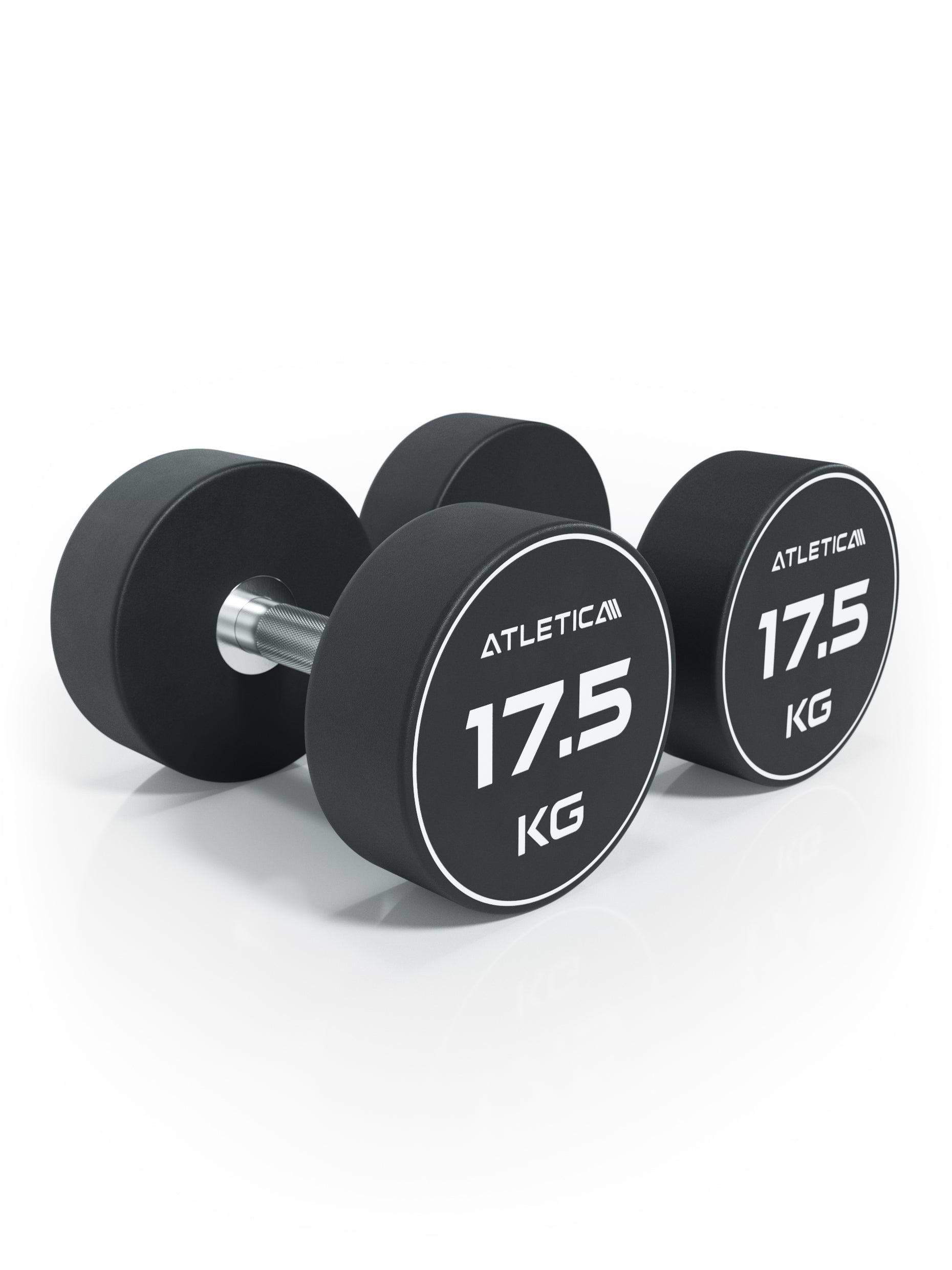 Gewichte: Rundhanteln, Polyurethan Rundhanteln (Paar)- Premium Design und Qualität,