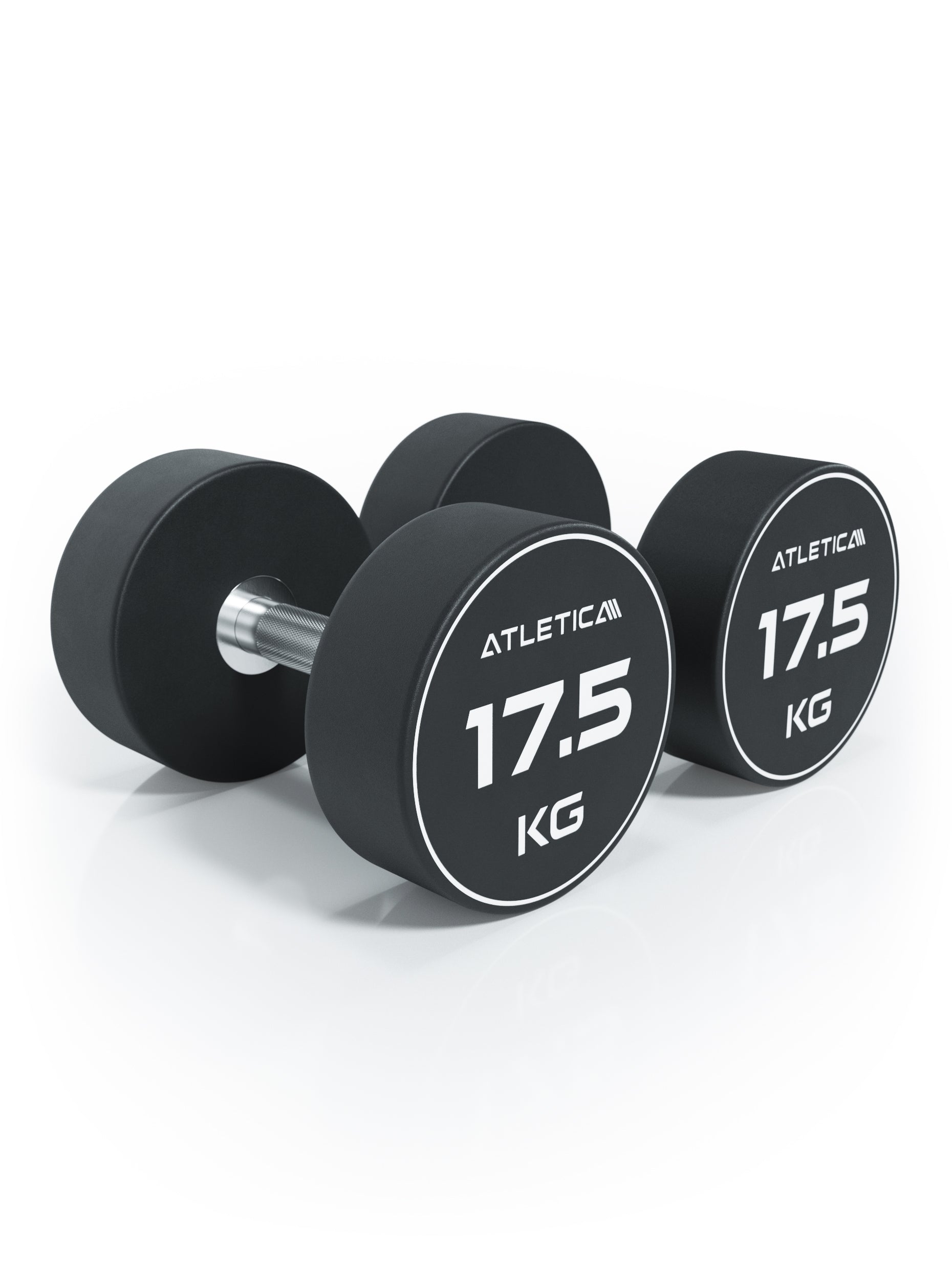 Gewichte: Rundhanteln, Polyurethan Rundhanteln (Paar)- Premium Design und Qualität, 