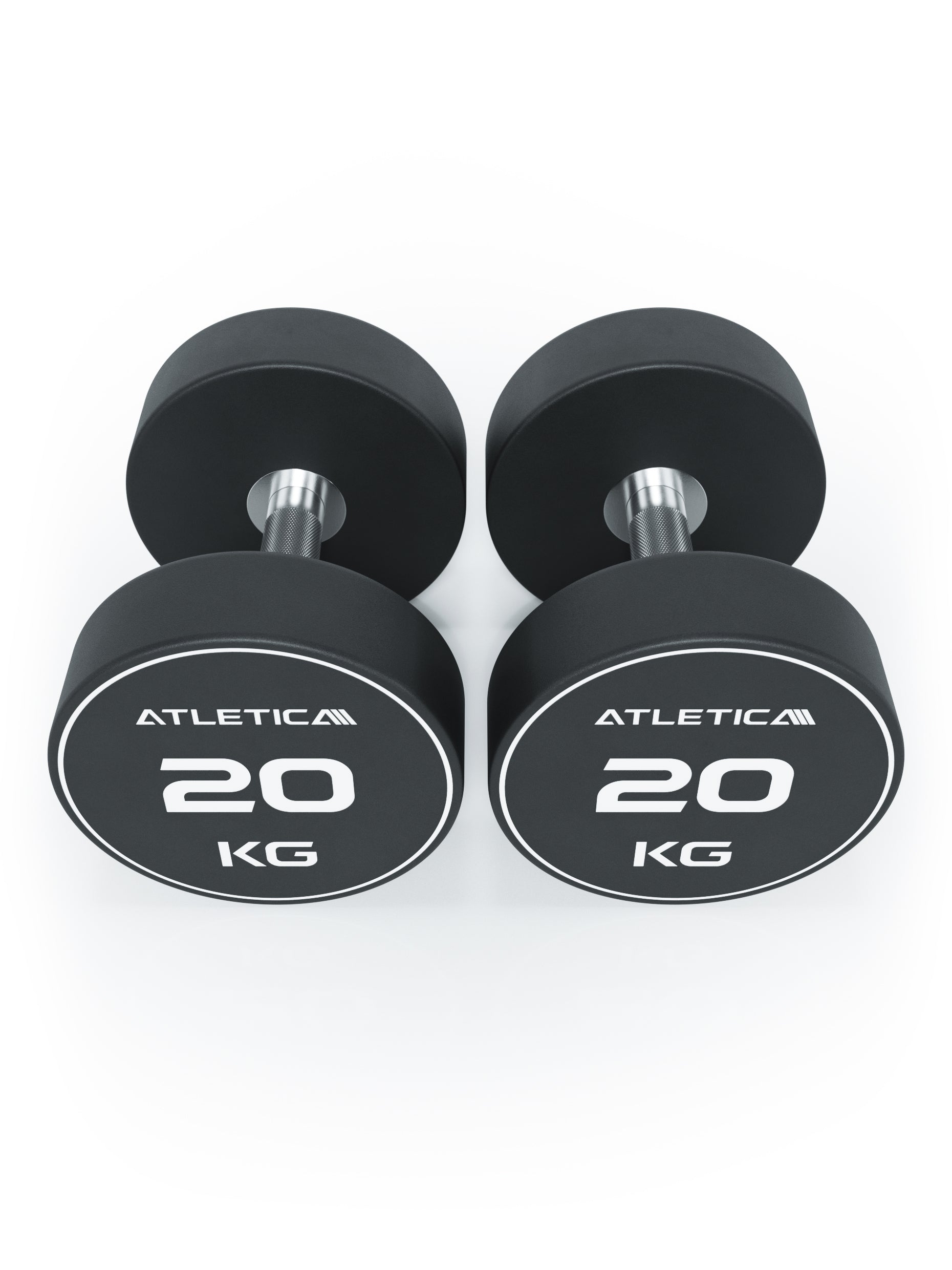 Gewichte: Rundhanteln, Polyurethan Rundhanteln (Paar)- Premium Design und Qualität, 