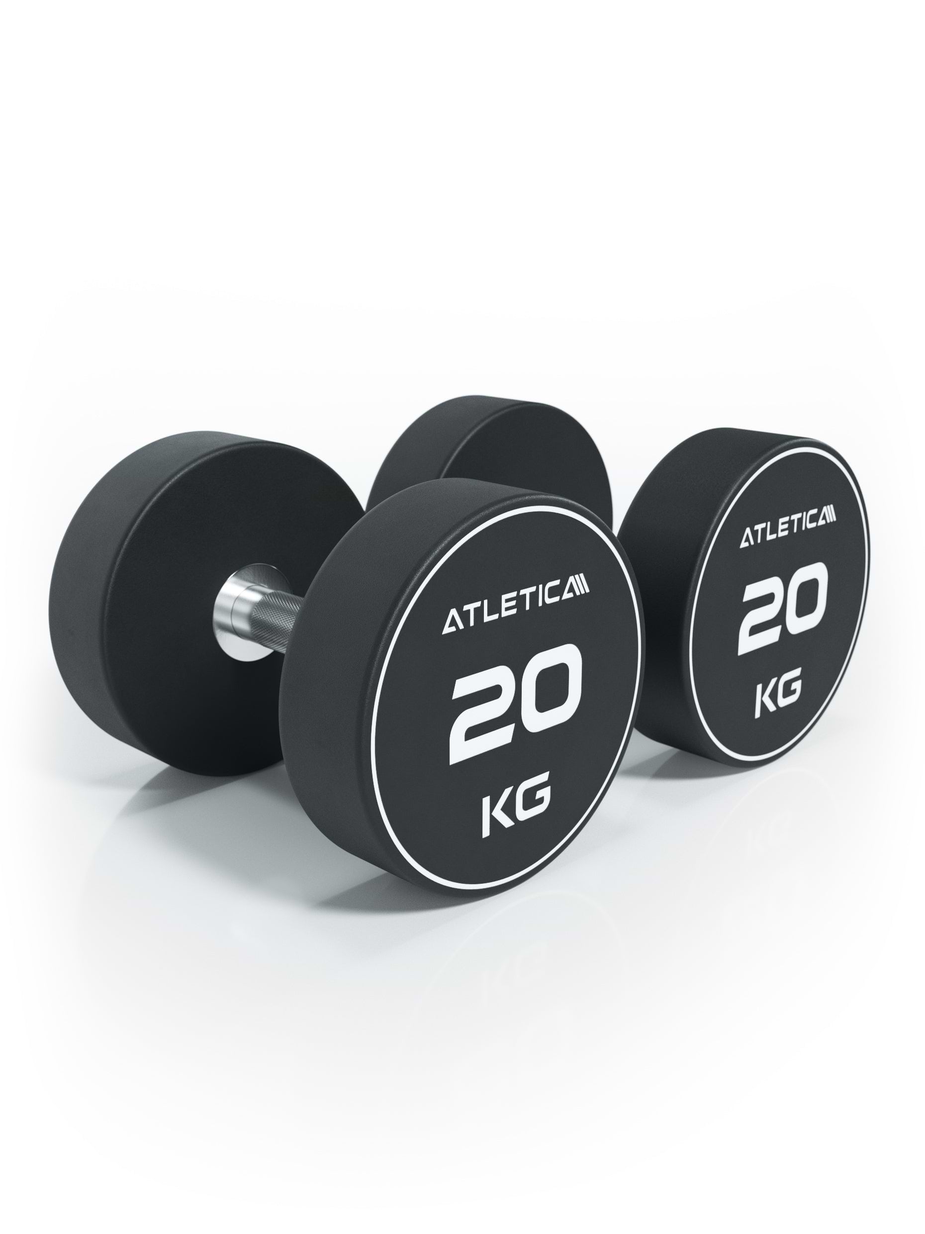 Gewichte: Rundhanteln, Polyurethan Rundhanteln (Paar)- Premium Design und Qualität,