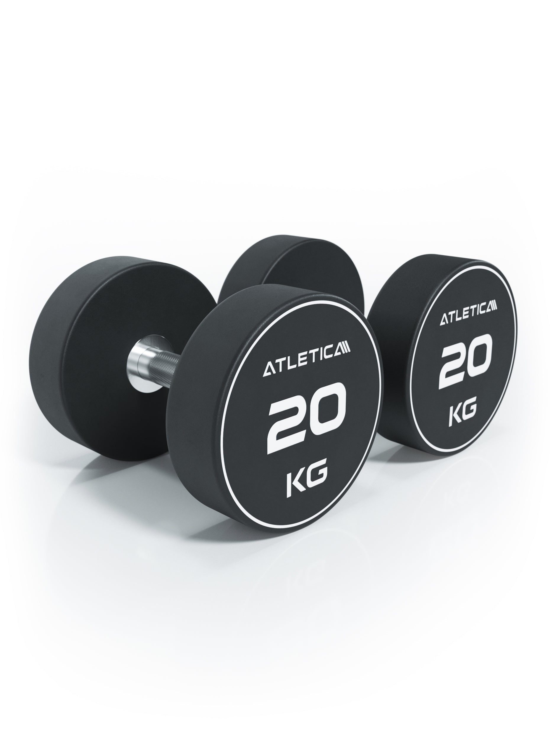 Gewichte: Rundhanteln, Polyurethan Rundhanteln (Paar)- Premium Design und Qualität, 