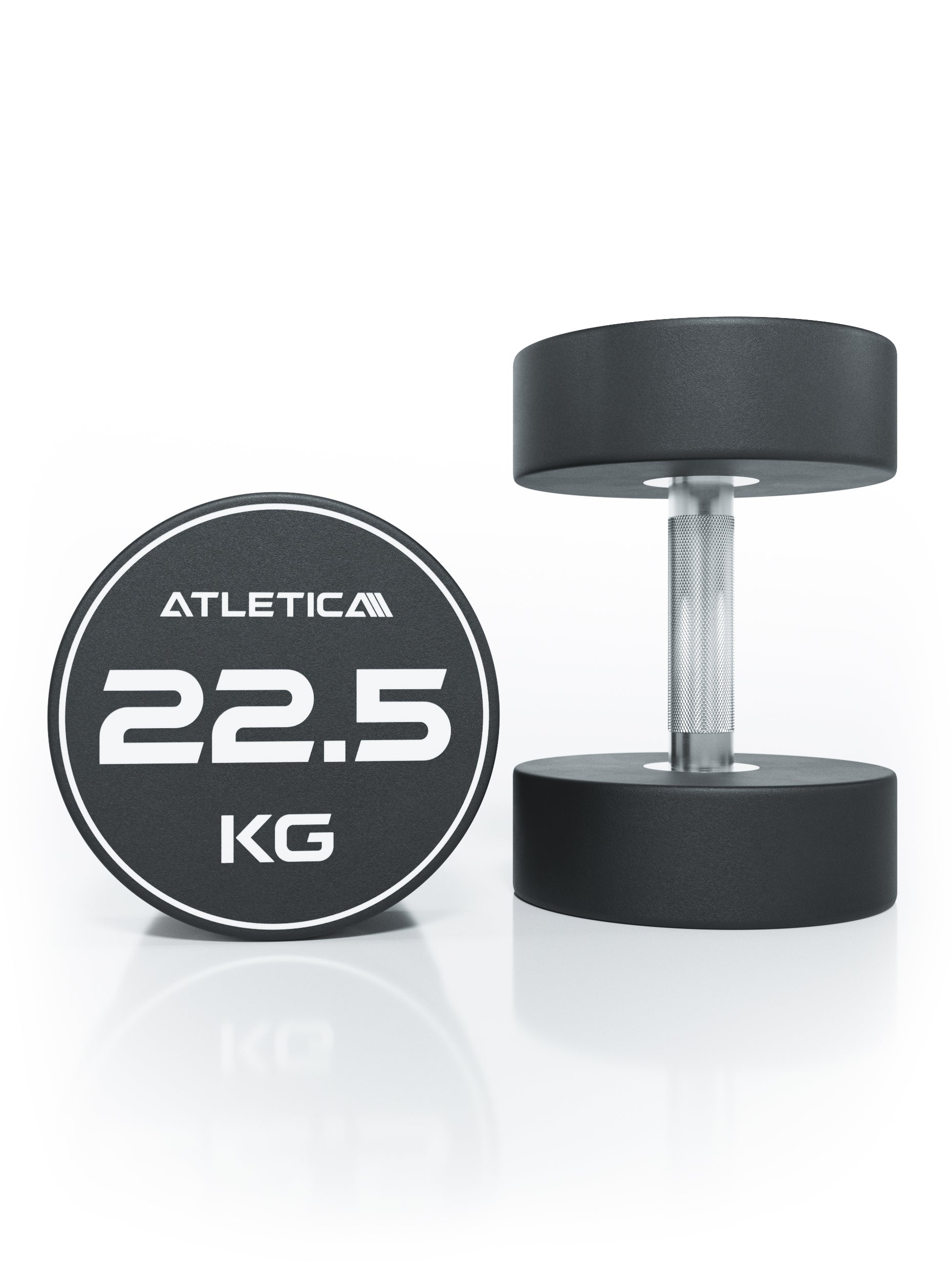 Gewichte: Rundhanteln, Polyurethan Rundhanteln (Paar)- Premium Design und Qualität, 