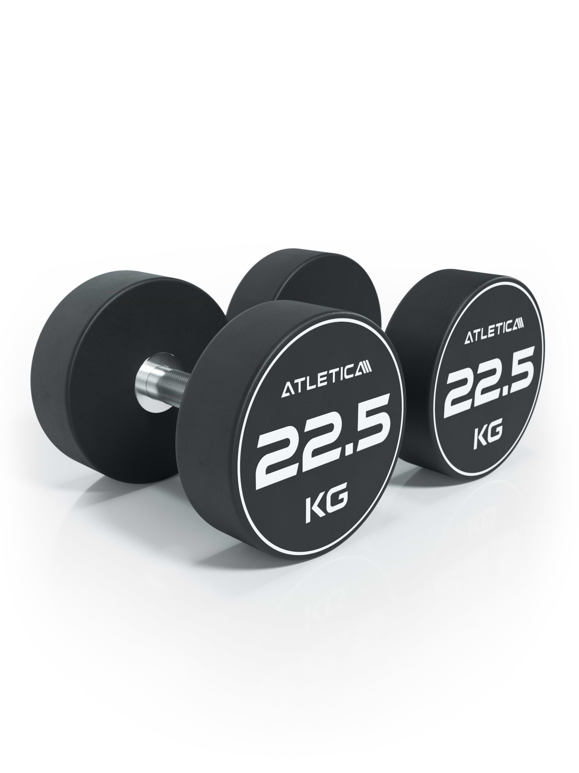 Gewichte: Rundhanteln, Polyurethan Rundhanteln (Paar)- Premium Design und Qualität,