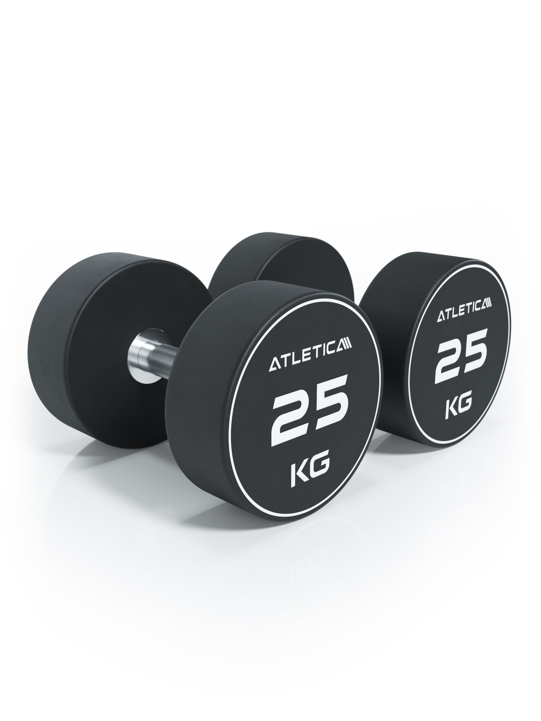 Gewichte: Rundhanteln, Polyurethan Rundhanteln (Paar)- Premium Design und Qualität, 