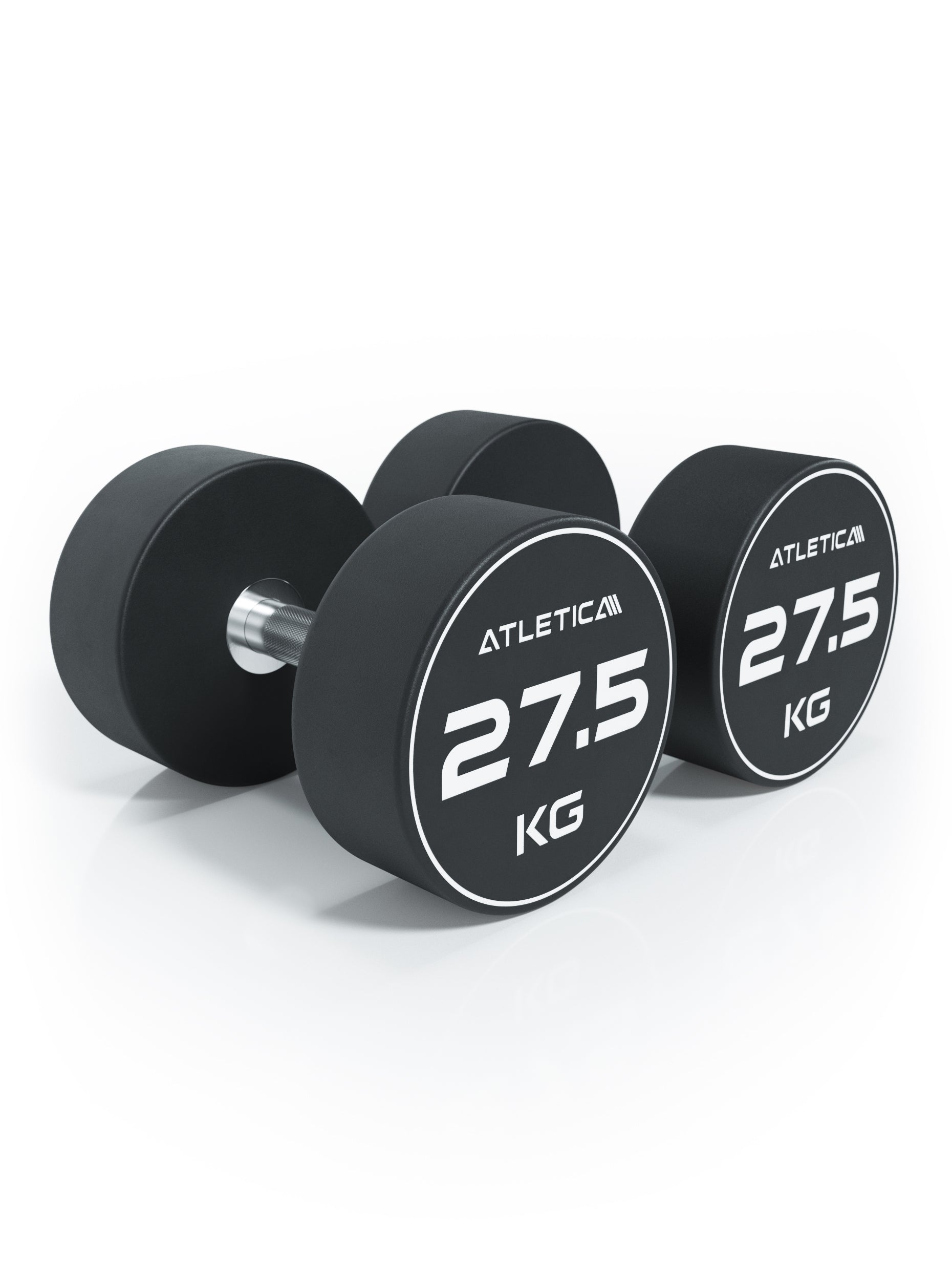 Gewichte: Rundhanteln, Polyurethan Rundhanteln (Paar)- Premium Design und Qualität, 