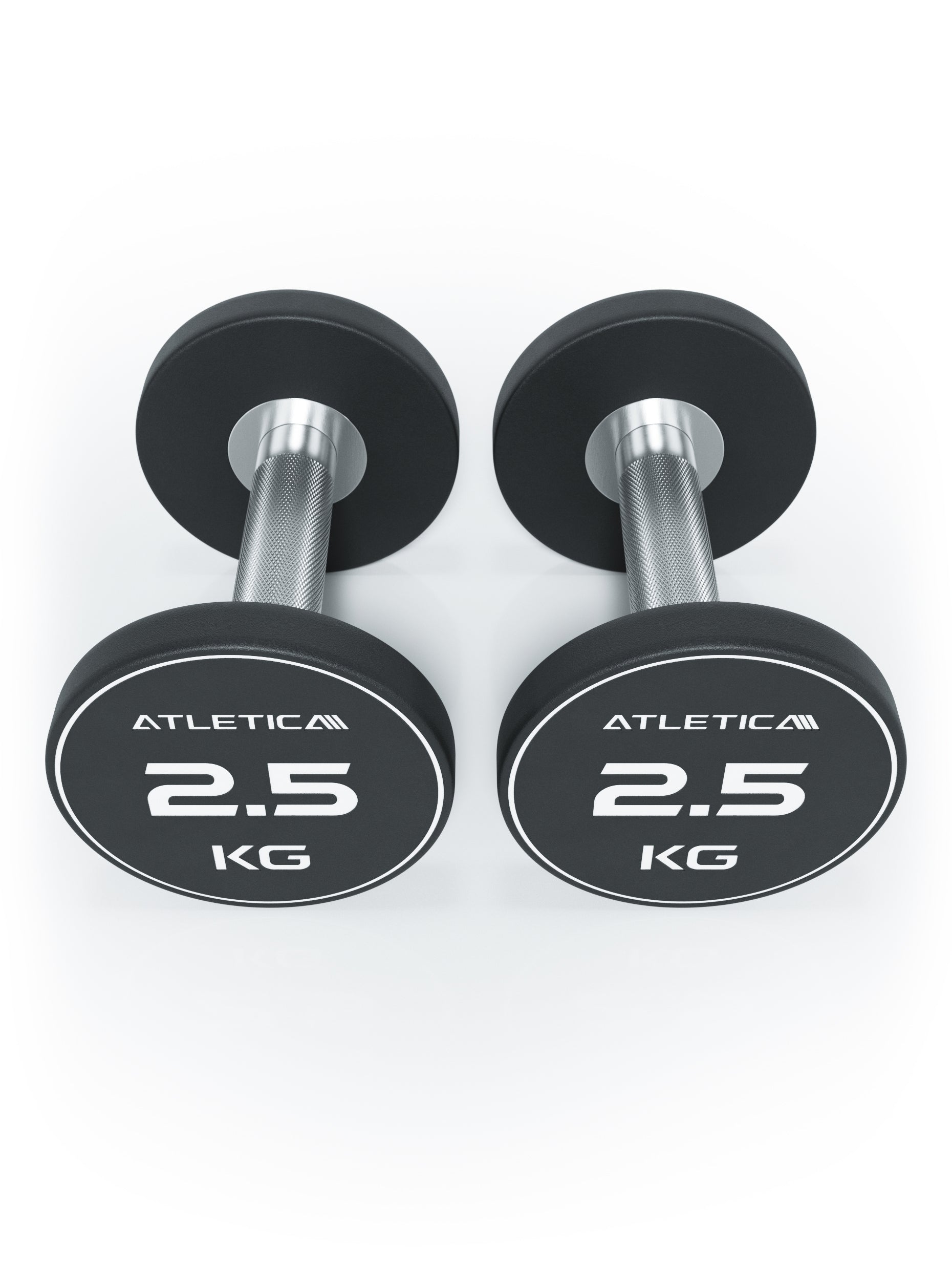 Gewichte: Rundhanteln, Polyurethan Rundhanteln (Paar)- Premium Design und Qualität, 