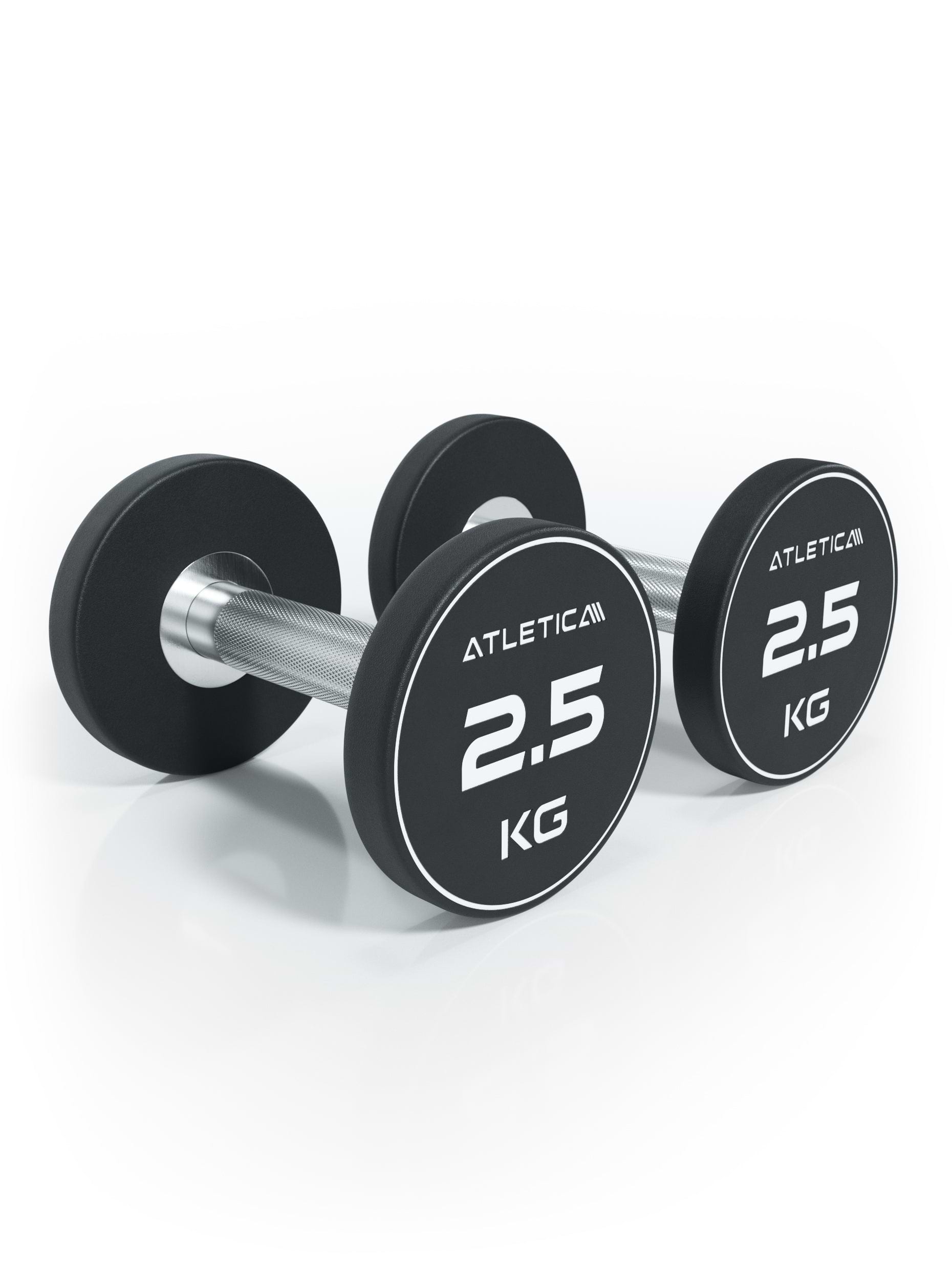 Gewichte: Rundhanteln, Polyurethan Rundhanteln (Paar)- Premium Design und Qualität, #size_2-x-2-5-kg