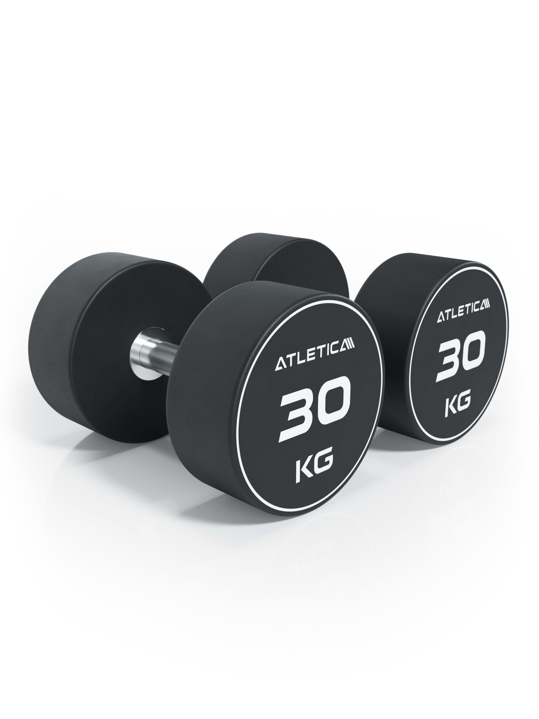 Gewichte: Rundhanteln, Polyurethan Rundhanteln (Paar)- Premium Design und Qualität,