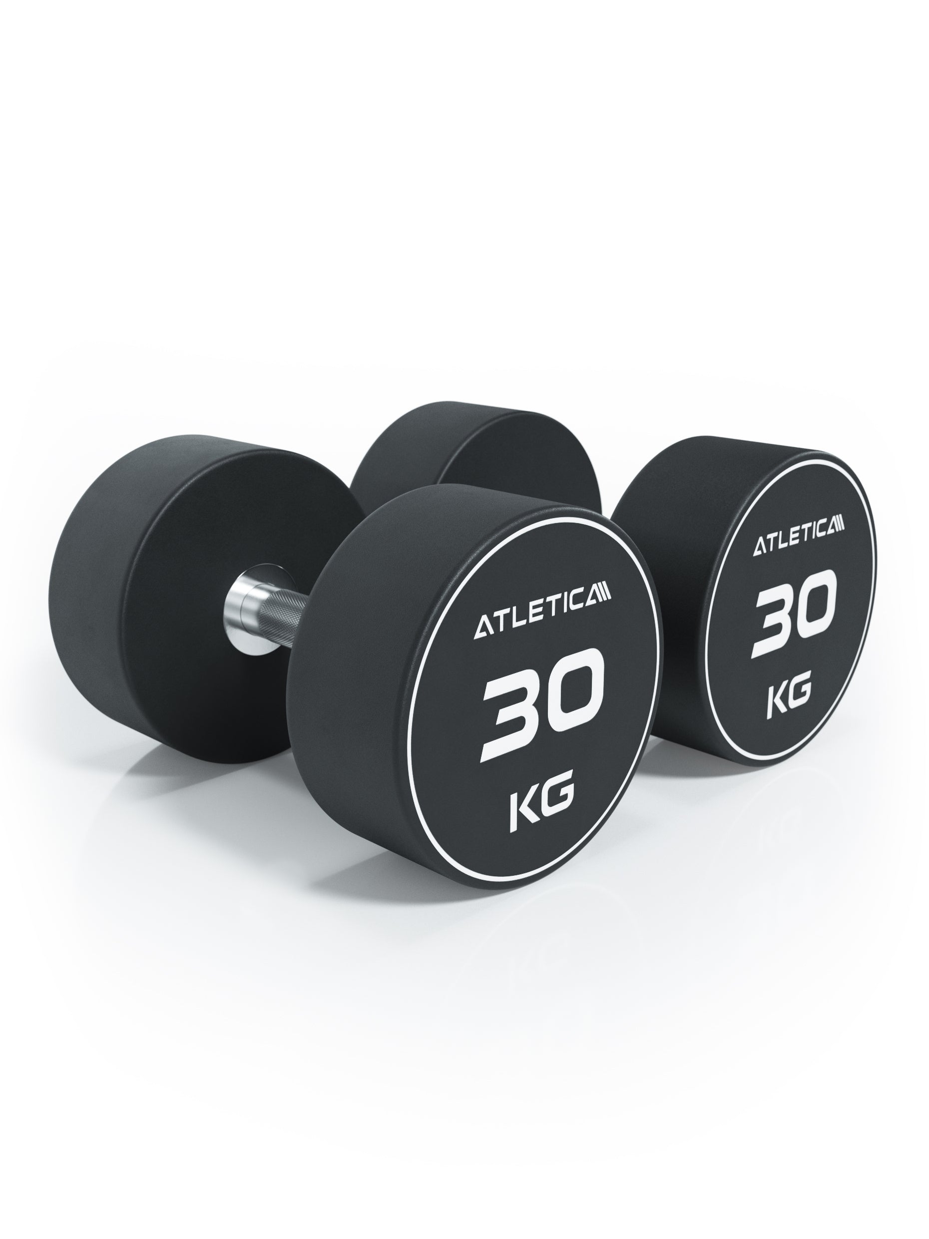 Gewichte: Rundhanteln, Polyurethan Rundhanteln (Paar)- Premium Design und Qualität, 