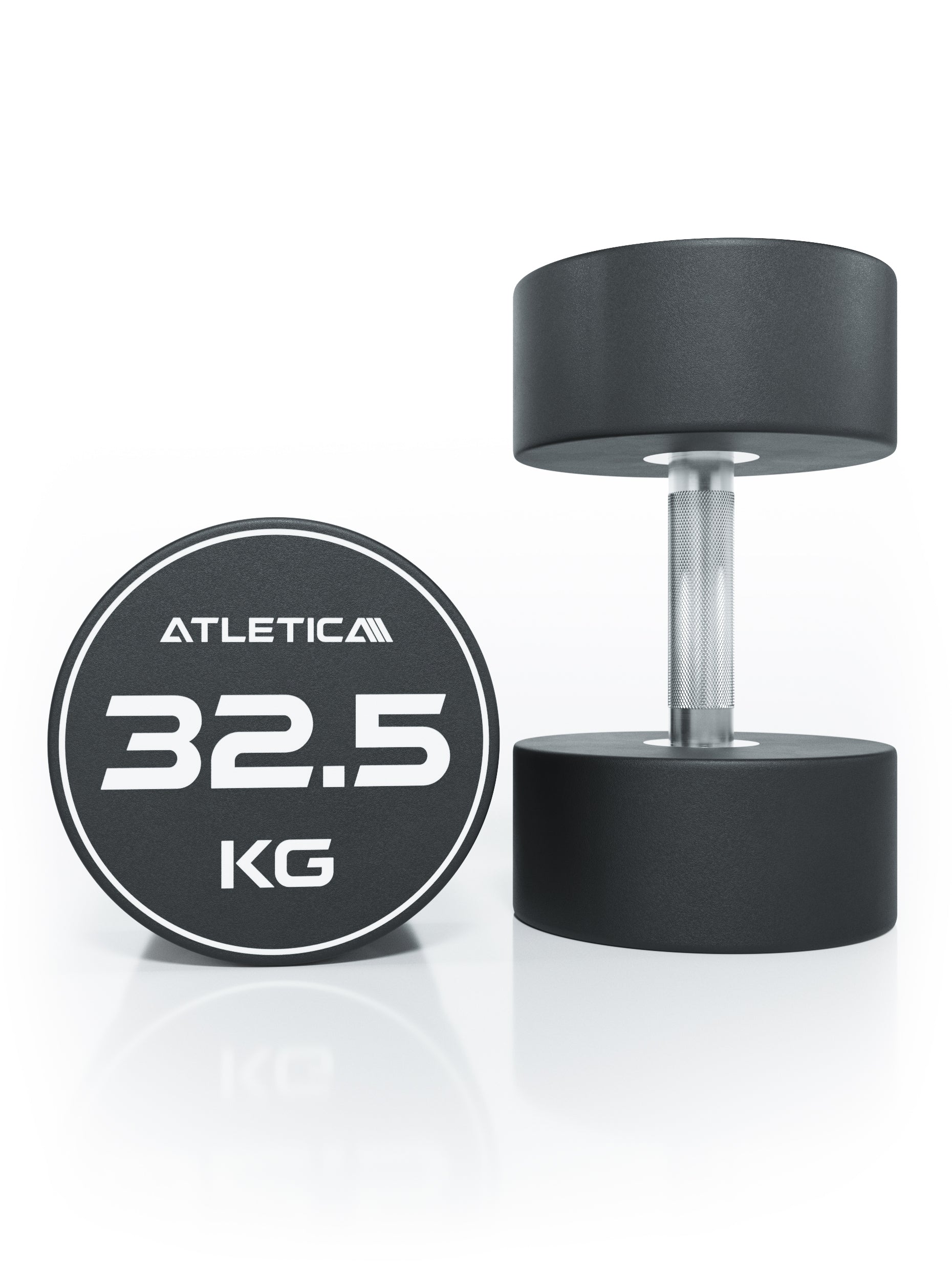 Gewichte: Rundhanteln, Polyurethan Rundhanteln (Paar)- Premium Design und Qualität, 